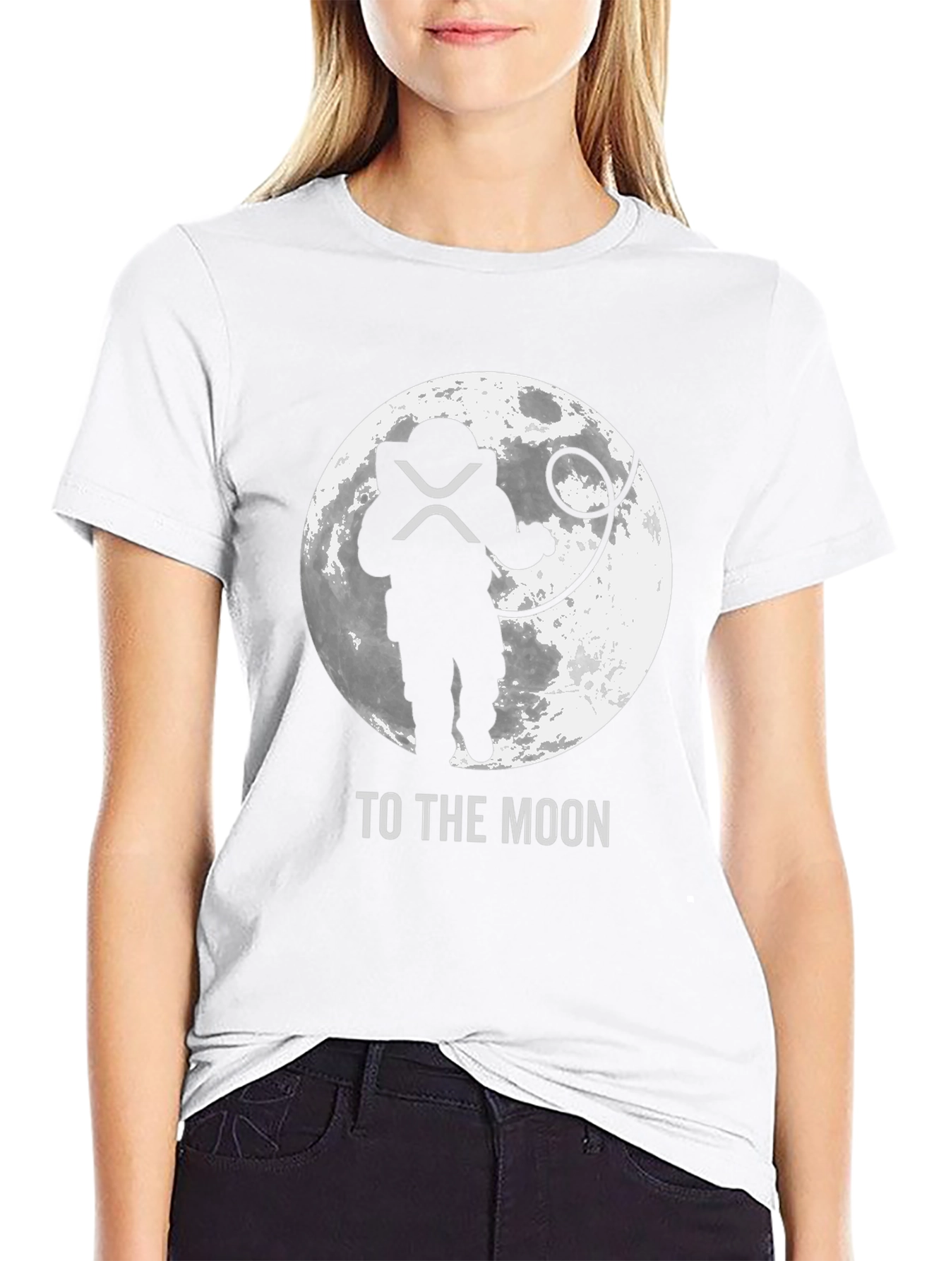 To The Moon Black Crypto T-Shirt