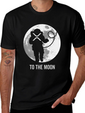 To The Moon Black Crypto T-Shirt