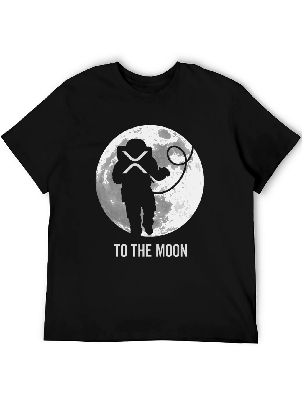 To The Moon Black Crypto T-Shirt