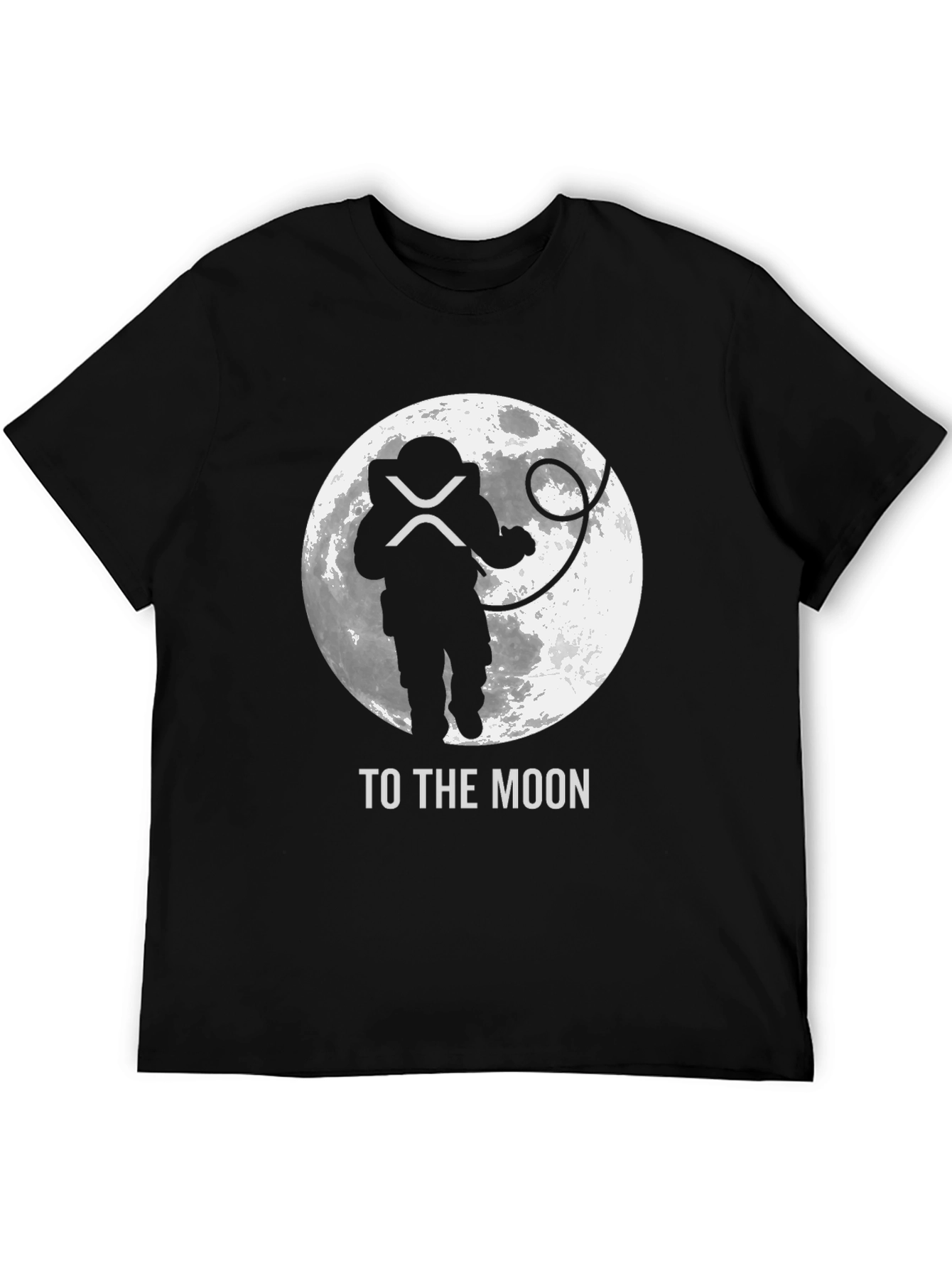 To The Moon Black Crypto T-Shirt