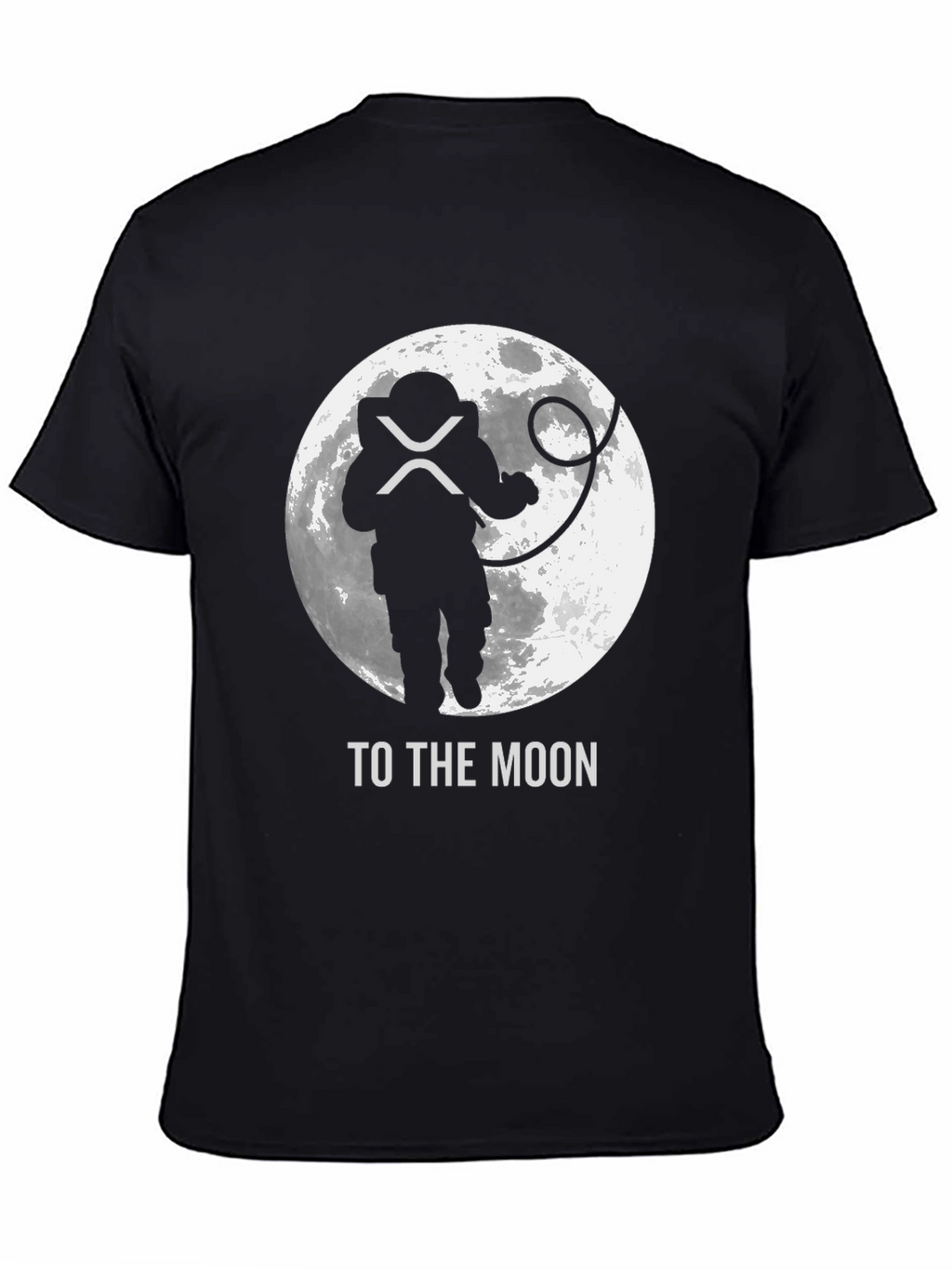 To The Moon Black Crypto T-Shirt