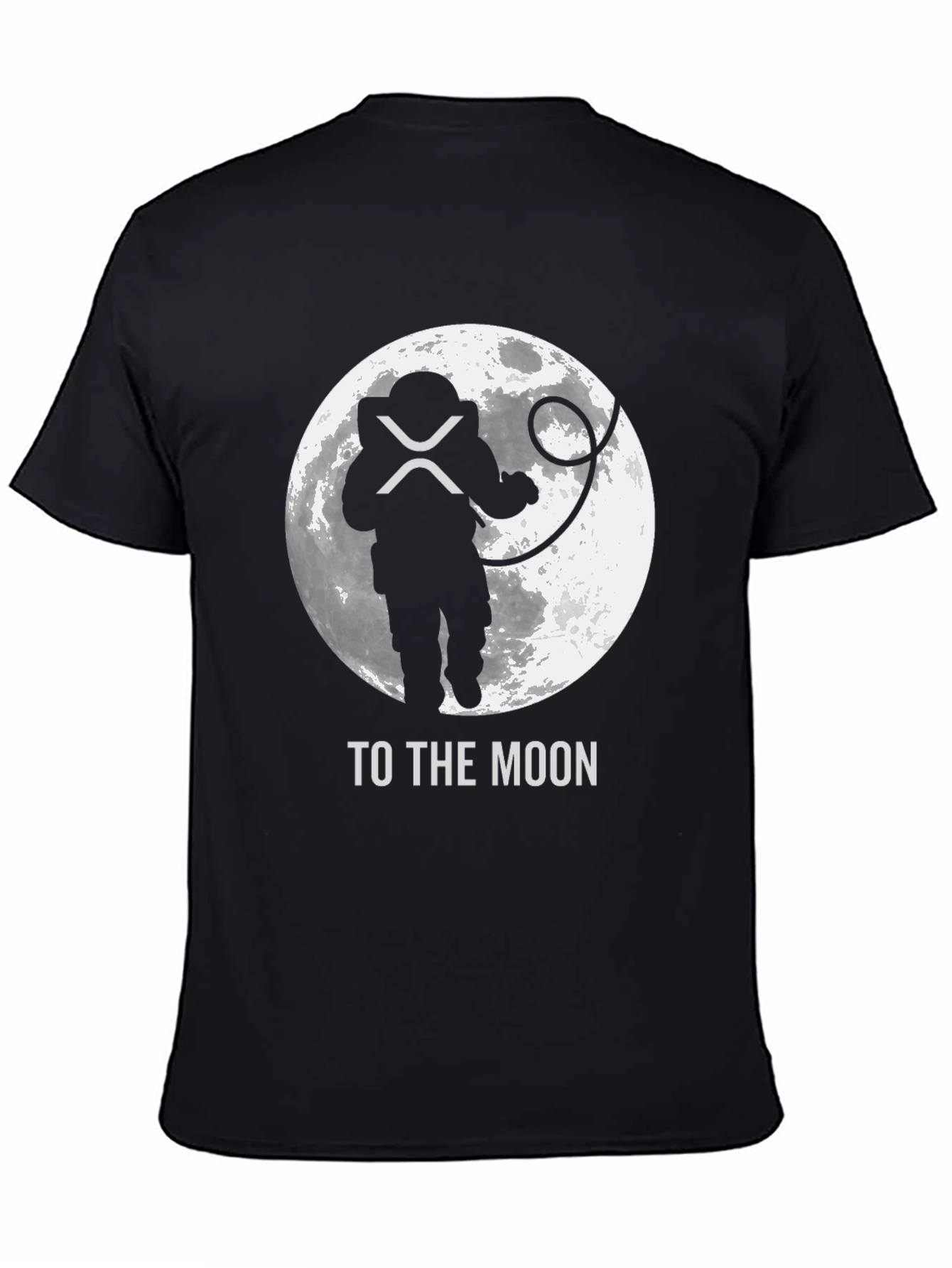 To The Moon Black Crypto T-Shirt