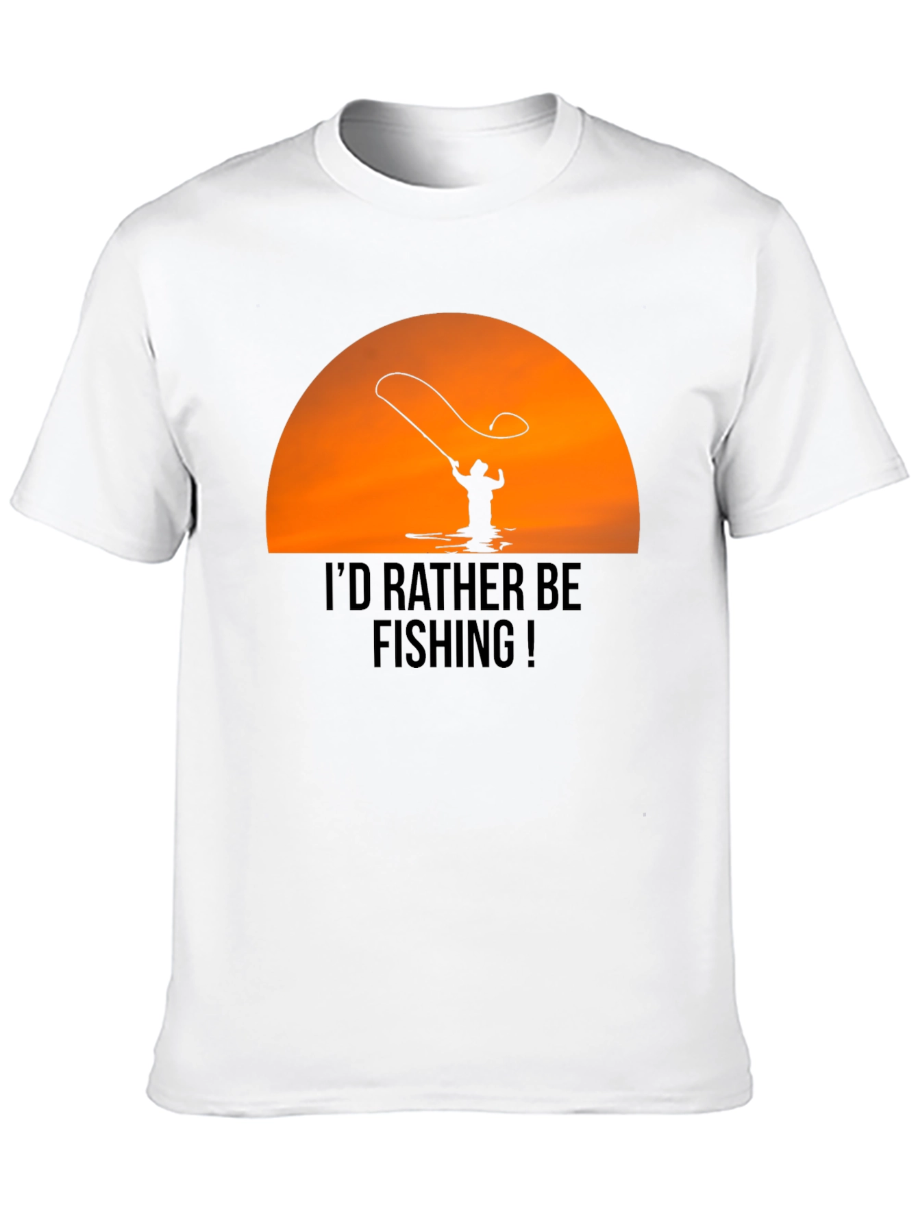 Fishing T-Shirt - Id Rather Be Fishing Graphic Tee
