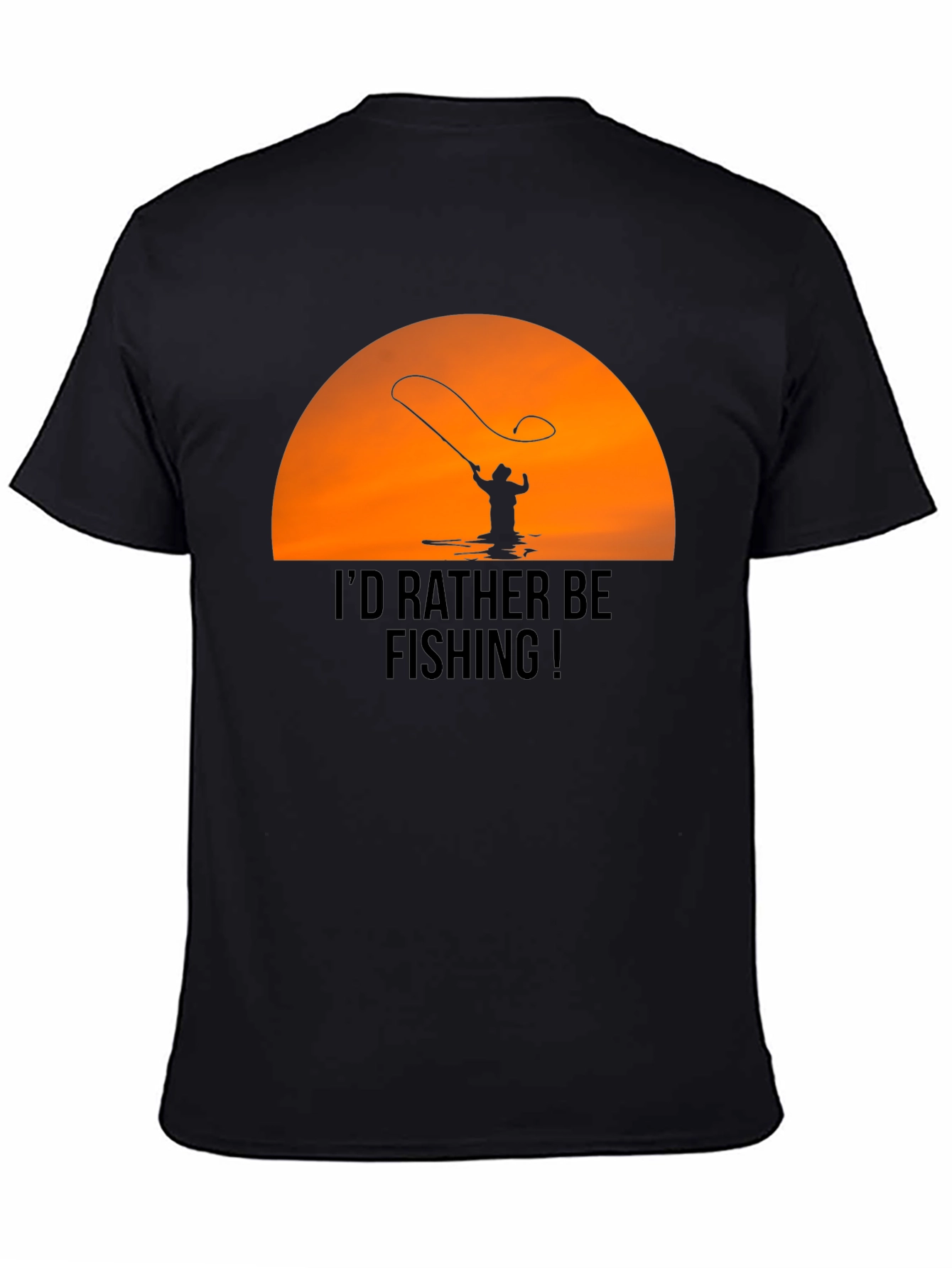 Fishing T-Shirt - Id Rather Be Fishing Graphic Tee