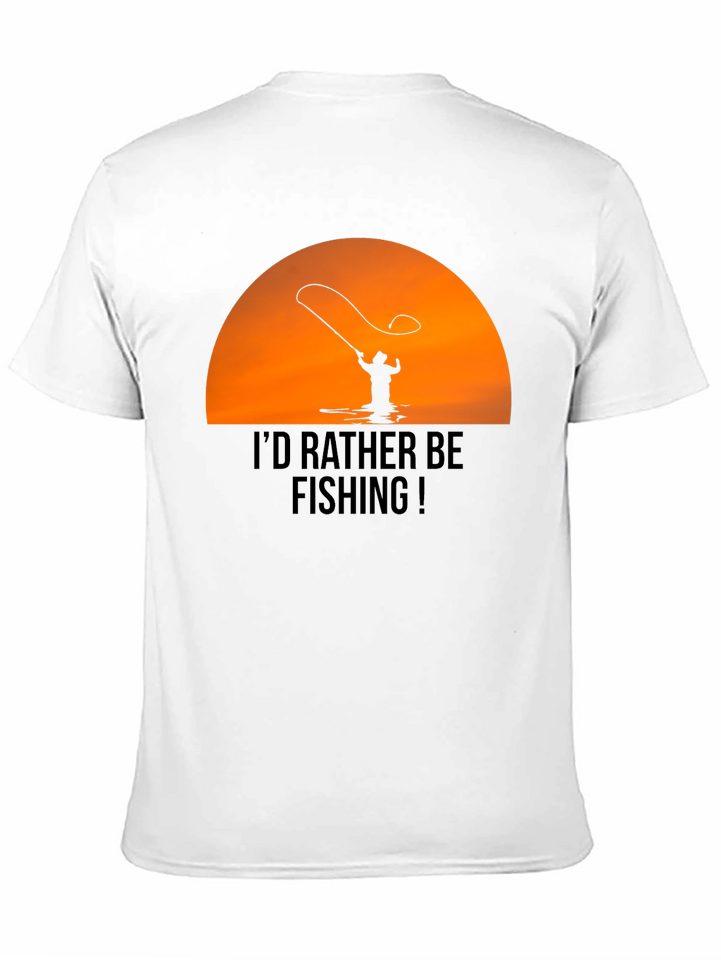 Fishing T-Shirt - Id Rather Be Fishing Graphic Tee