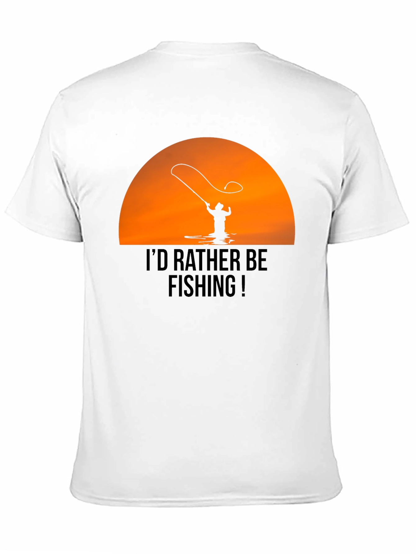 Fishing T-Shirt - Id Rather Be Fishing Graphic Tee