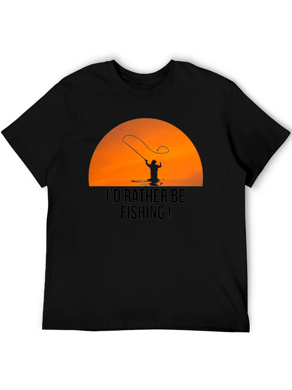 Fishing T-Shirt - Id Rather Be Fishing Graphic Tee