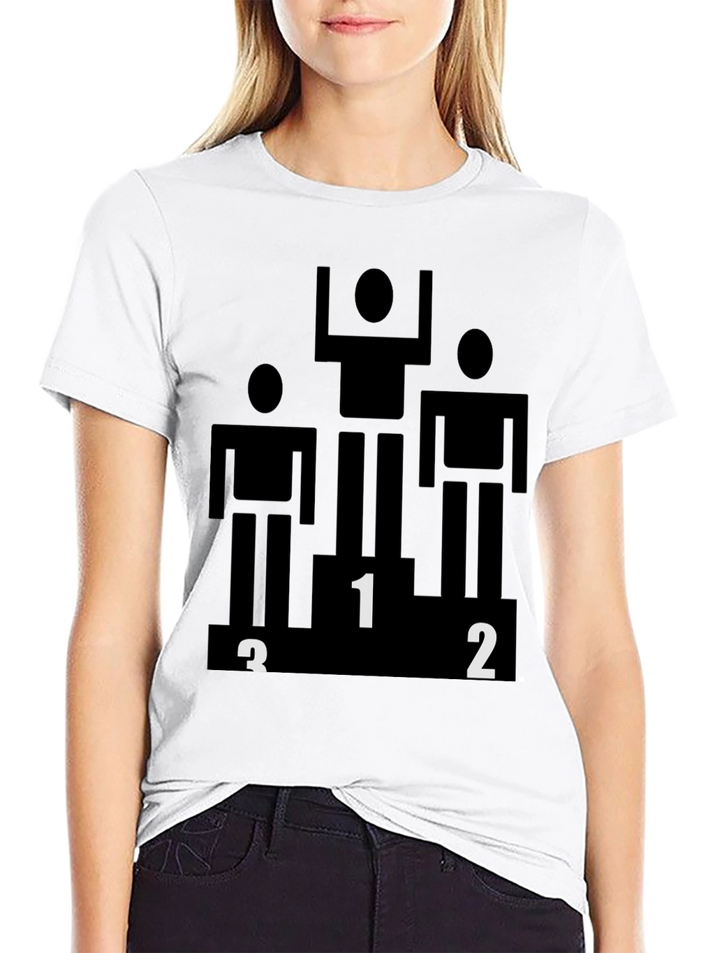 Winner Podium Graphic Black Tee