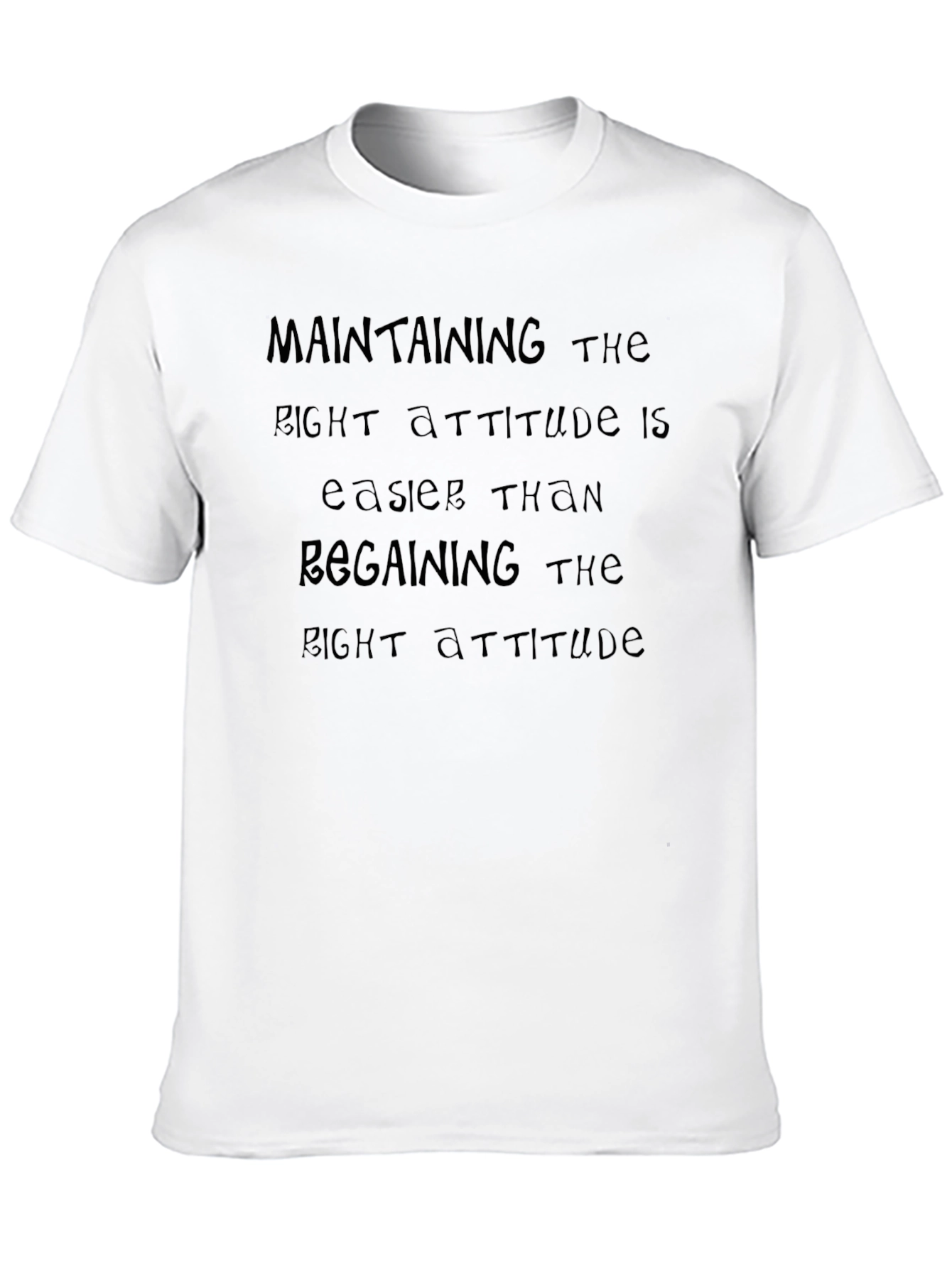 Attitude Statement Black T-Shirt