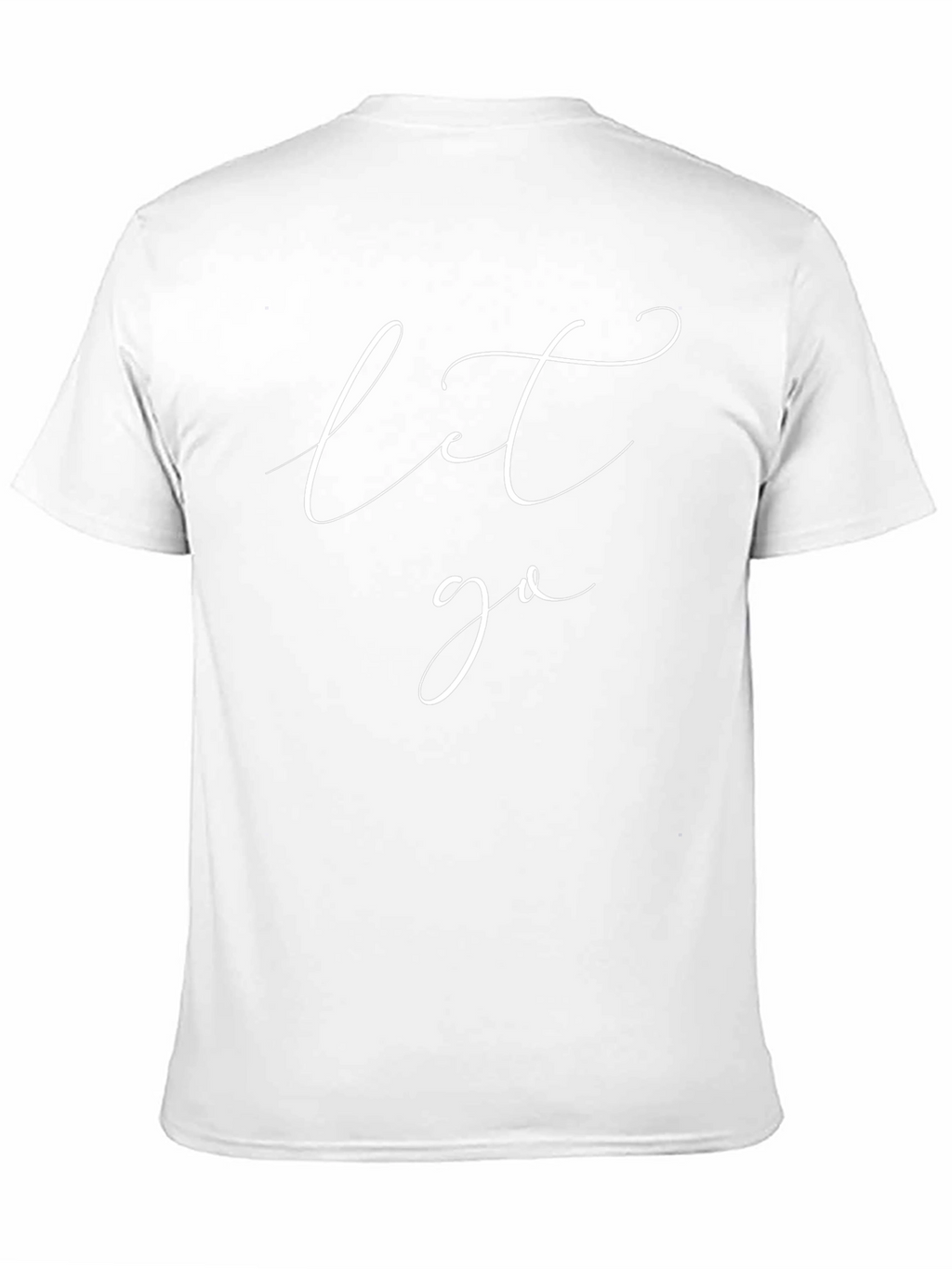 Let Go Graphic Tee - Casual Black T-Shirt