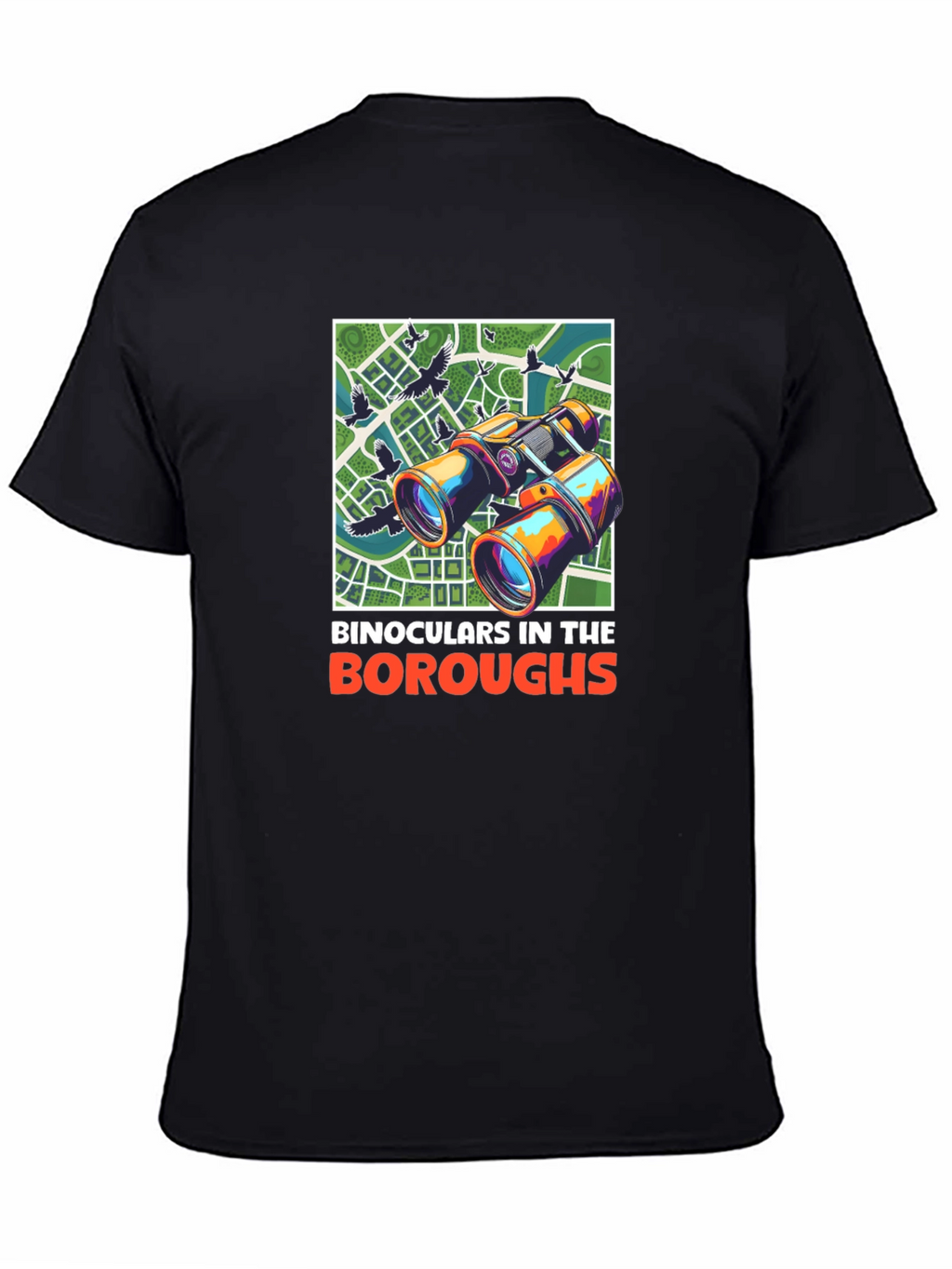 Binoculars in the Boroughs Graphic T-Shirt