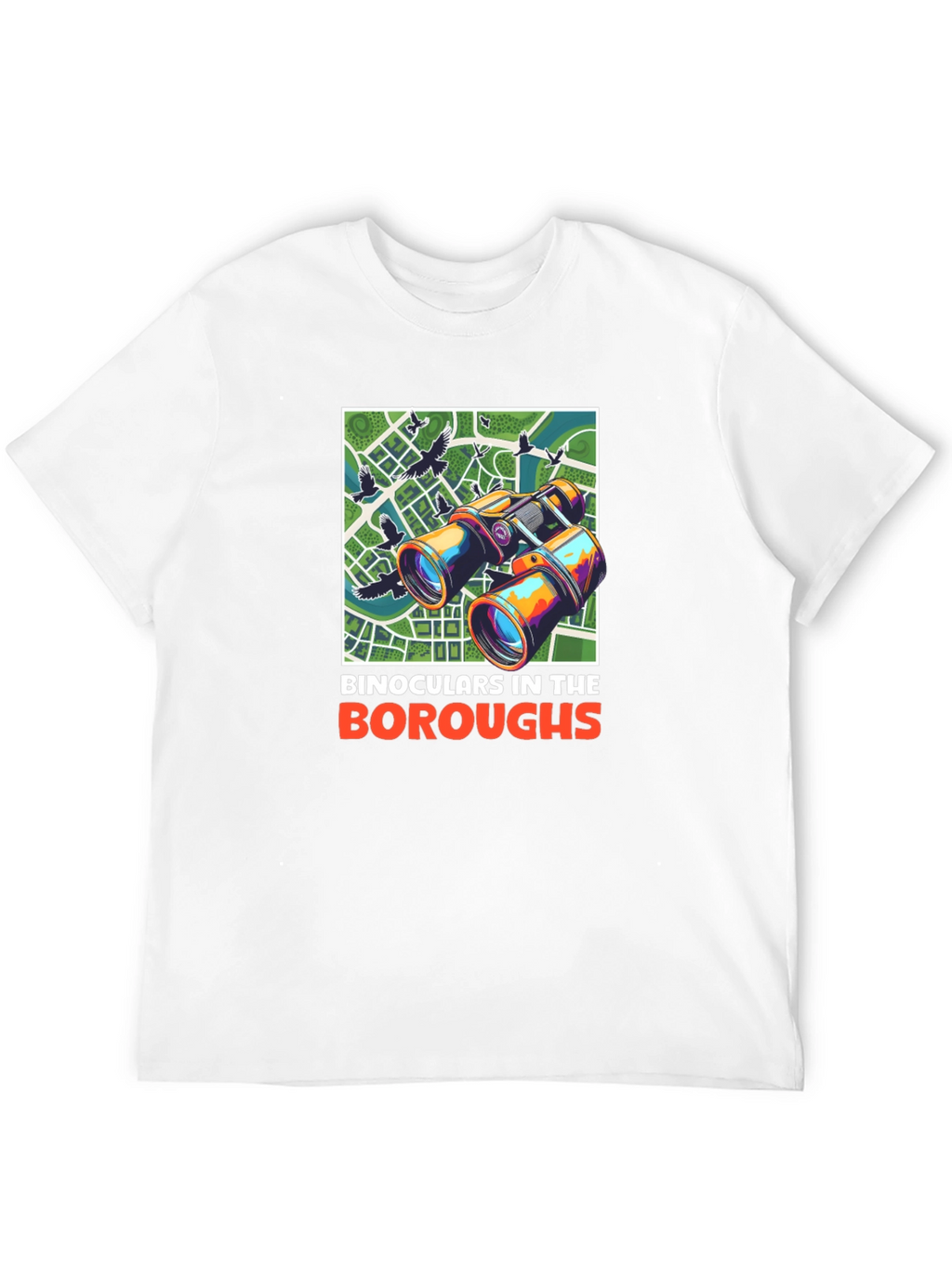 Binoculars in the Boroughs Graphic T-Shirt