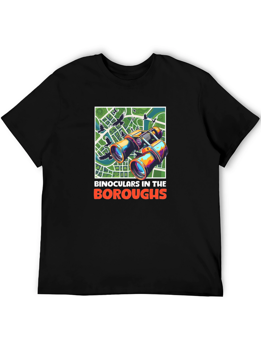 Binoculars in the Boroughs Graphic T-Shirt