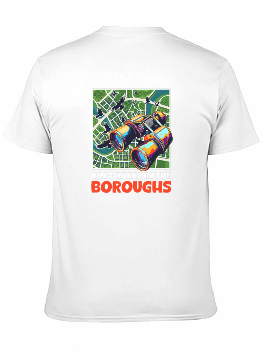 Binoculars in the Boroughs Graphic T-Shirt