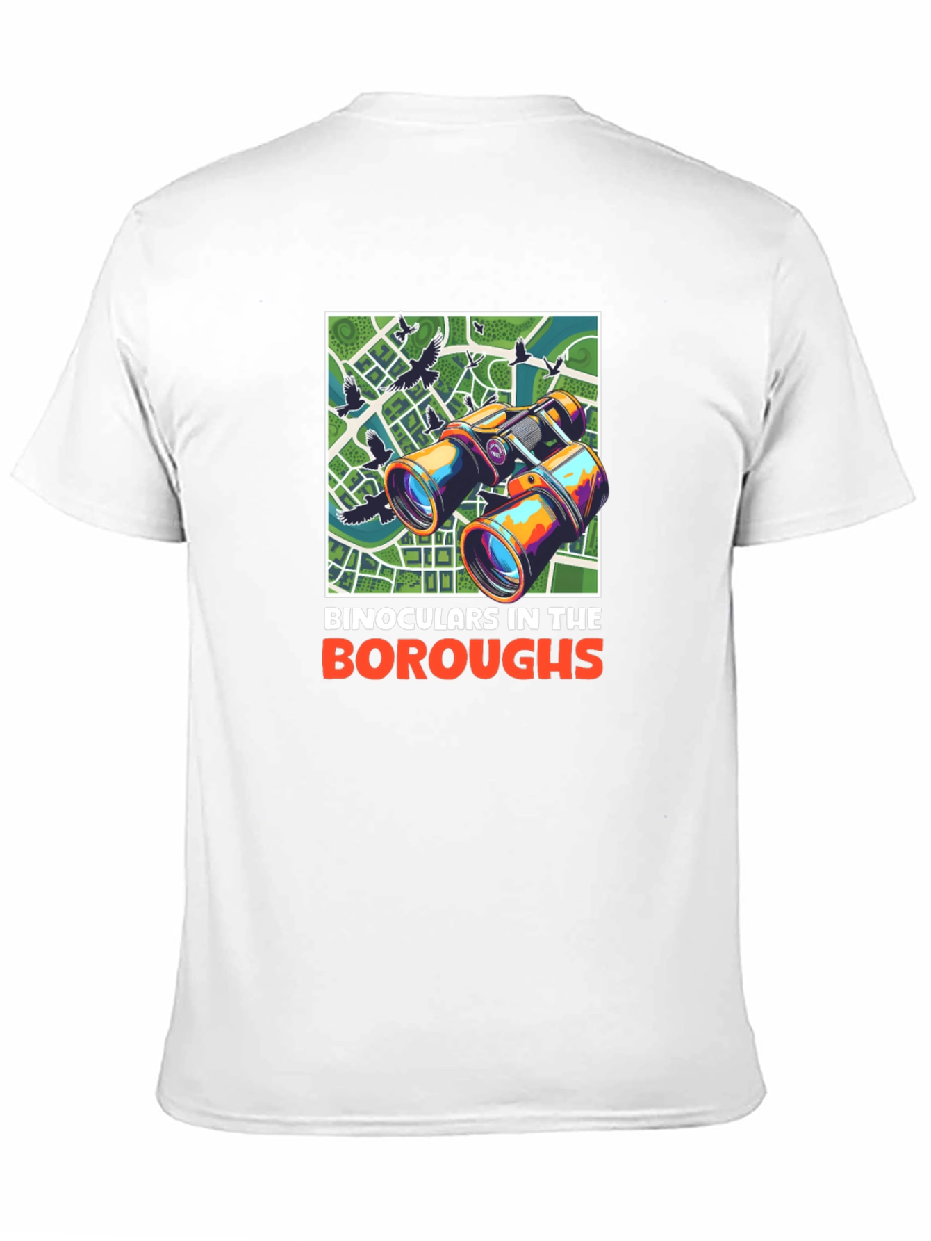 Binoculars in the Boroughs Graphic T-Shirt