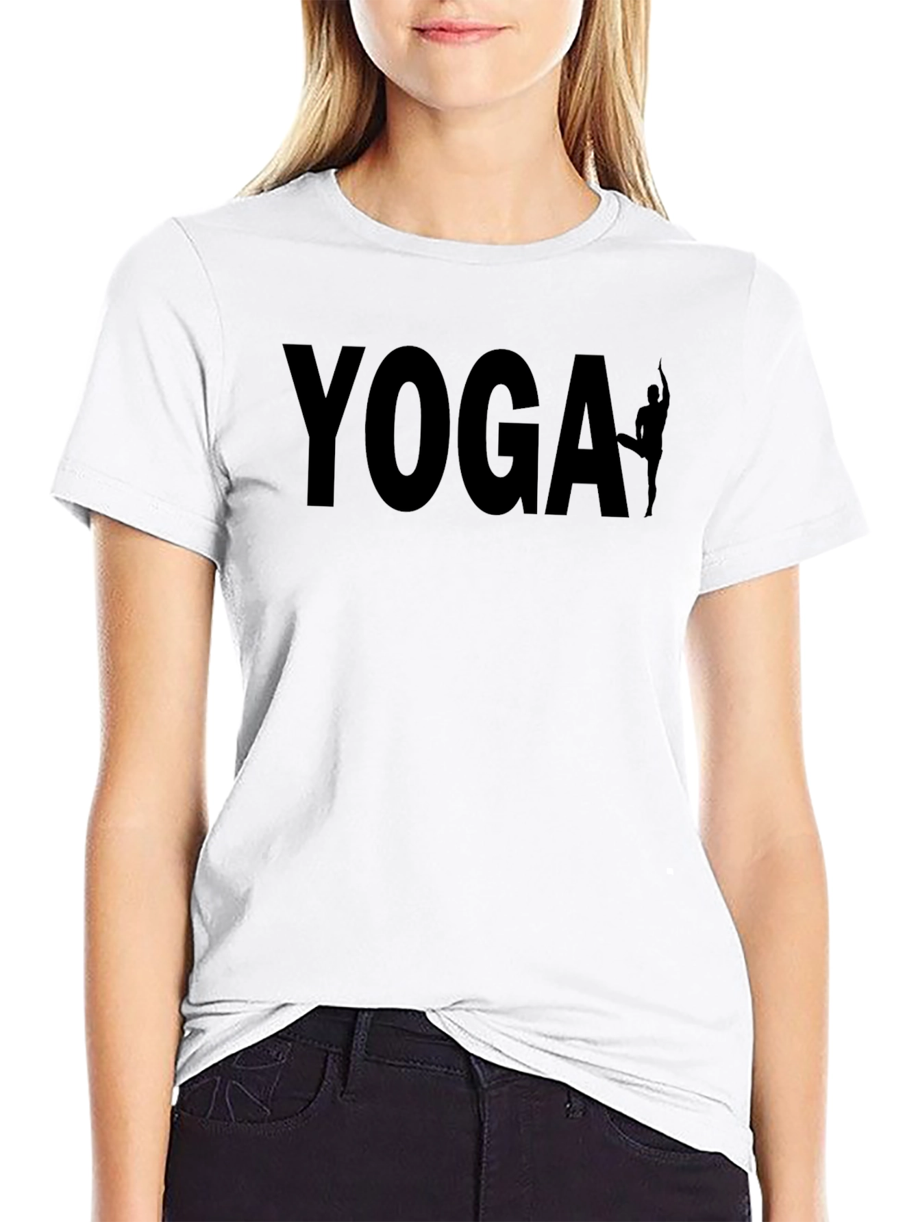 Yoga Graphic Tee - Black T-Shirt for Men