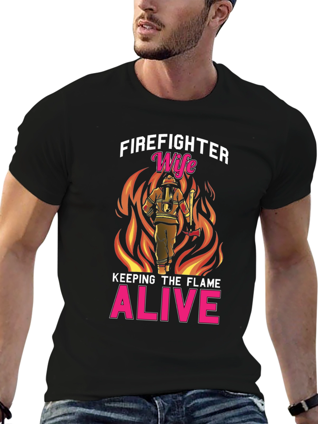 Firefighter Wife T-Shirt: Keeping The Flame Alive!