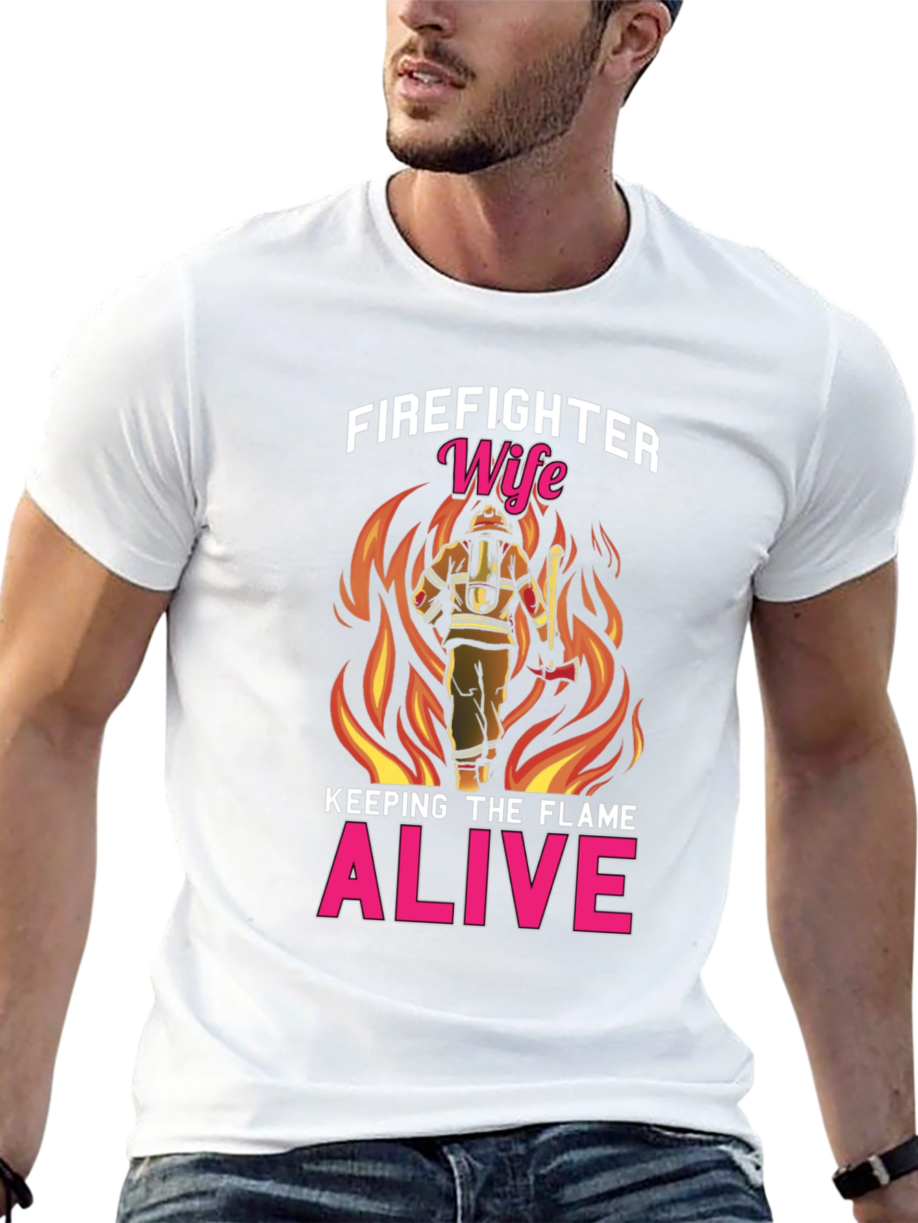 Firefighter Wife T-Shirt: Keeping The Flame Alive!