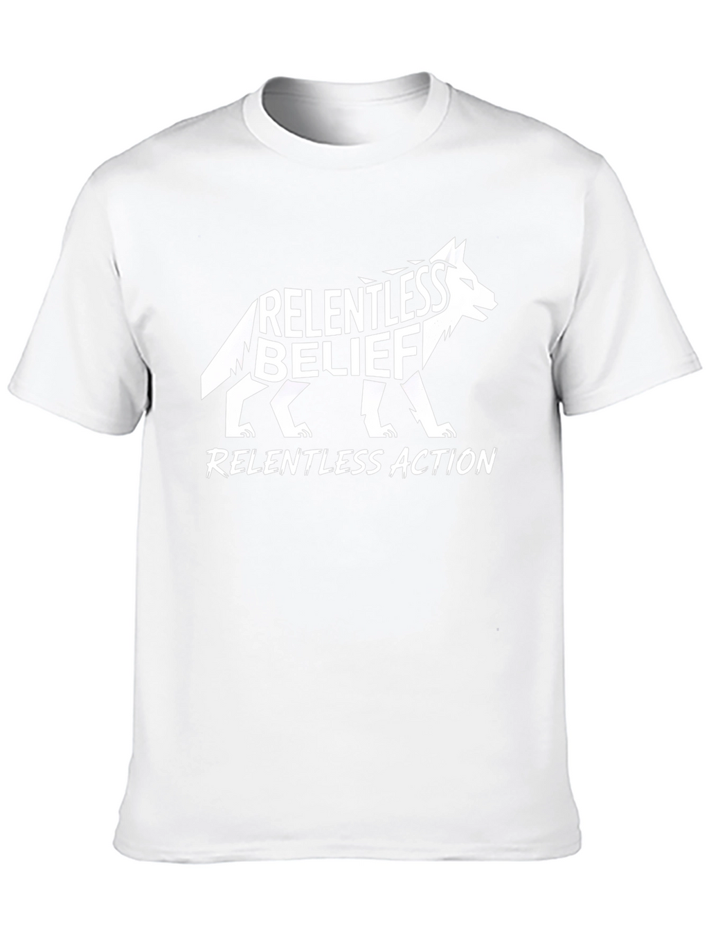 Relentless Belief Action Black Graphic Tee