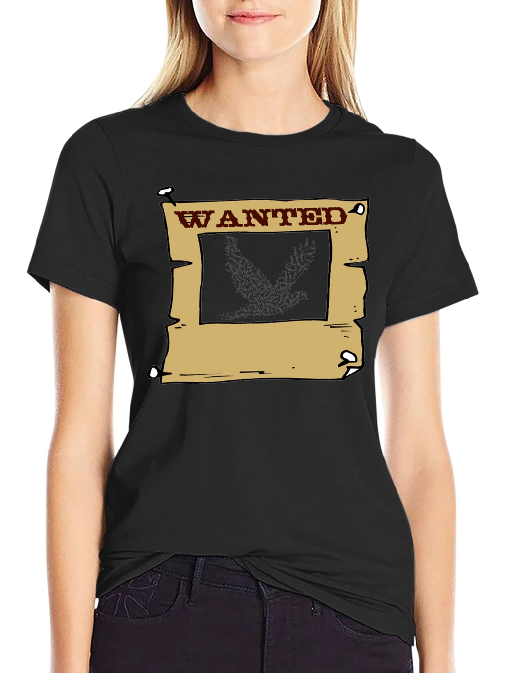 Wanted Poster Graphic T-Shirt - Western Style Tee