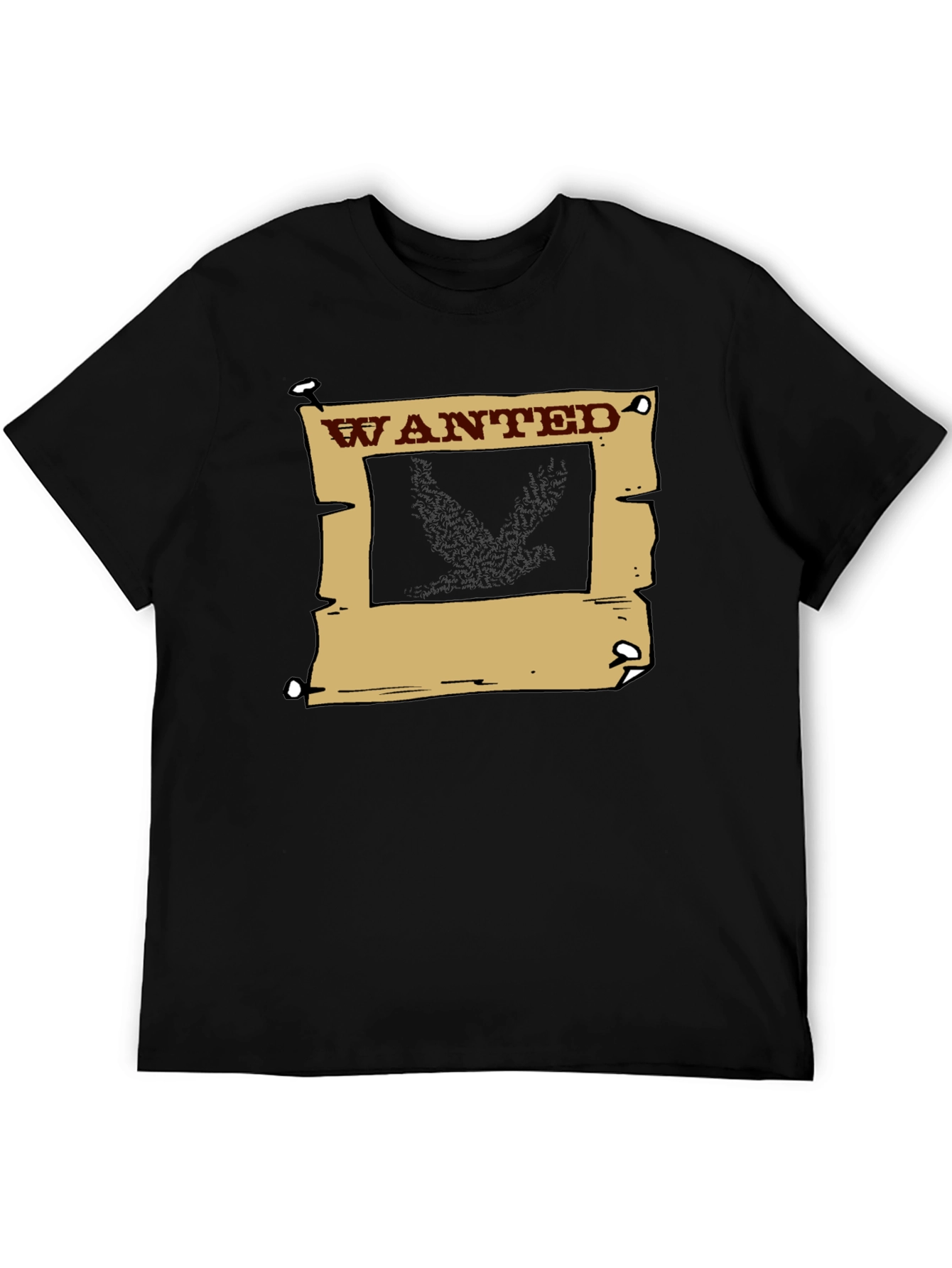 Wanted Poster Graphic T-Shirt - Western Style Tee