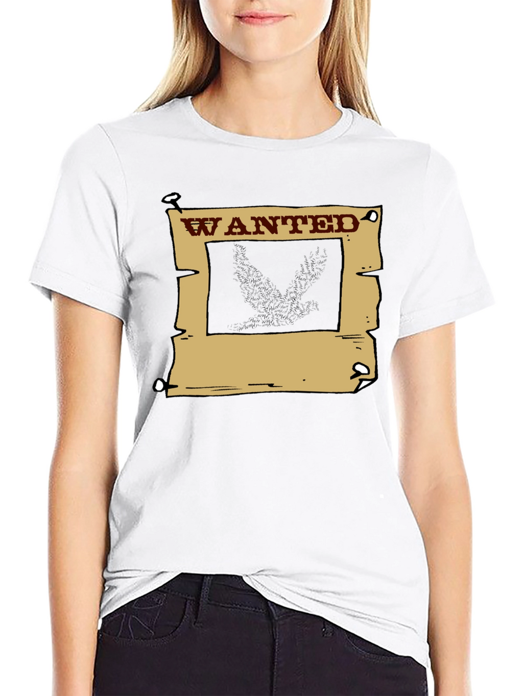 Wanted Poster Graphic T-Shirt - Western Style Tee