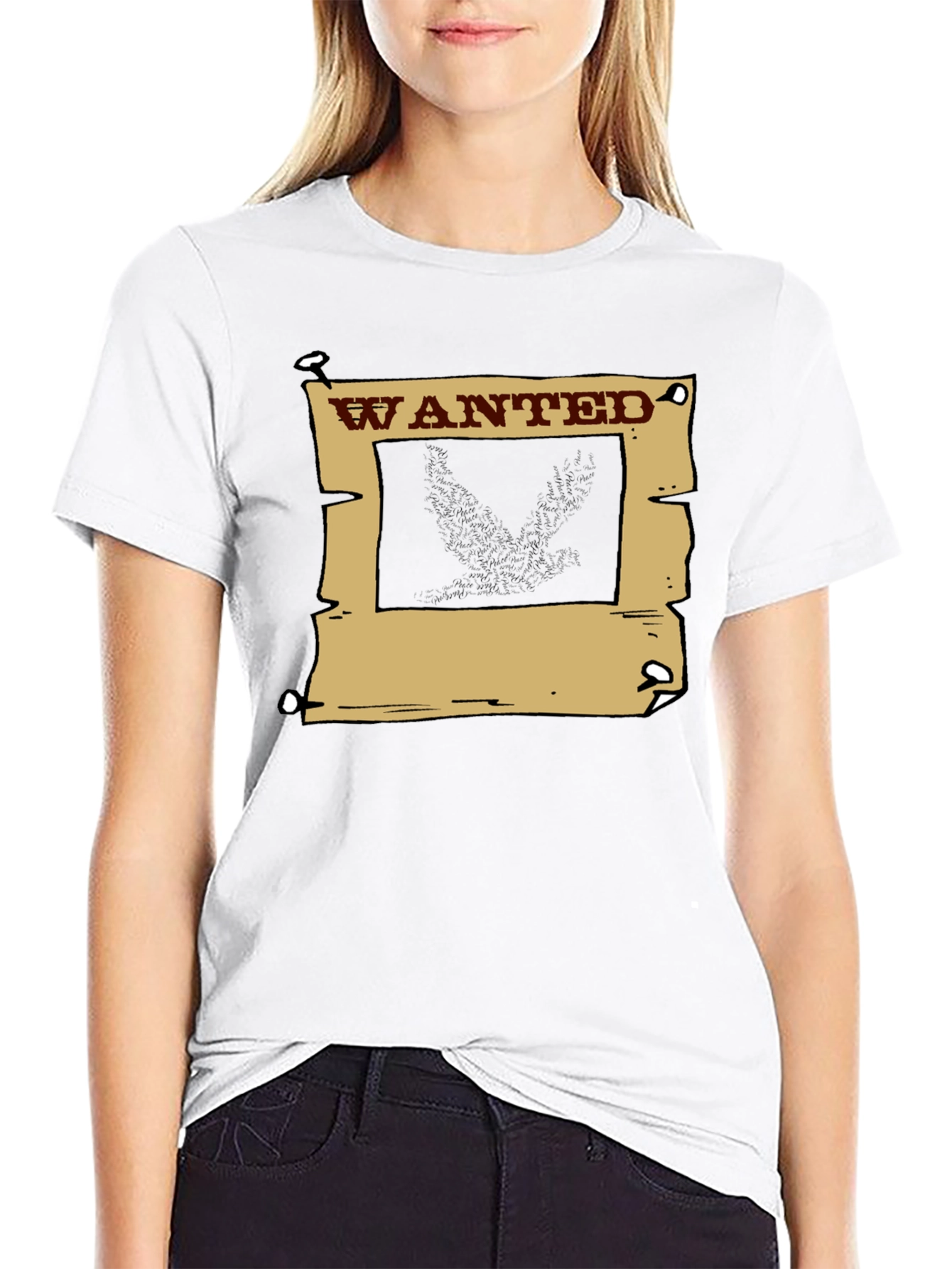 Wanted Poster Graphic T-Shirt - Western Style Tee
