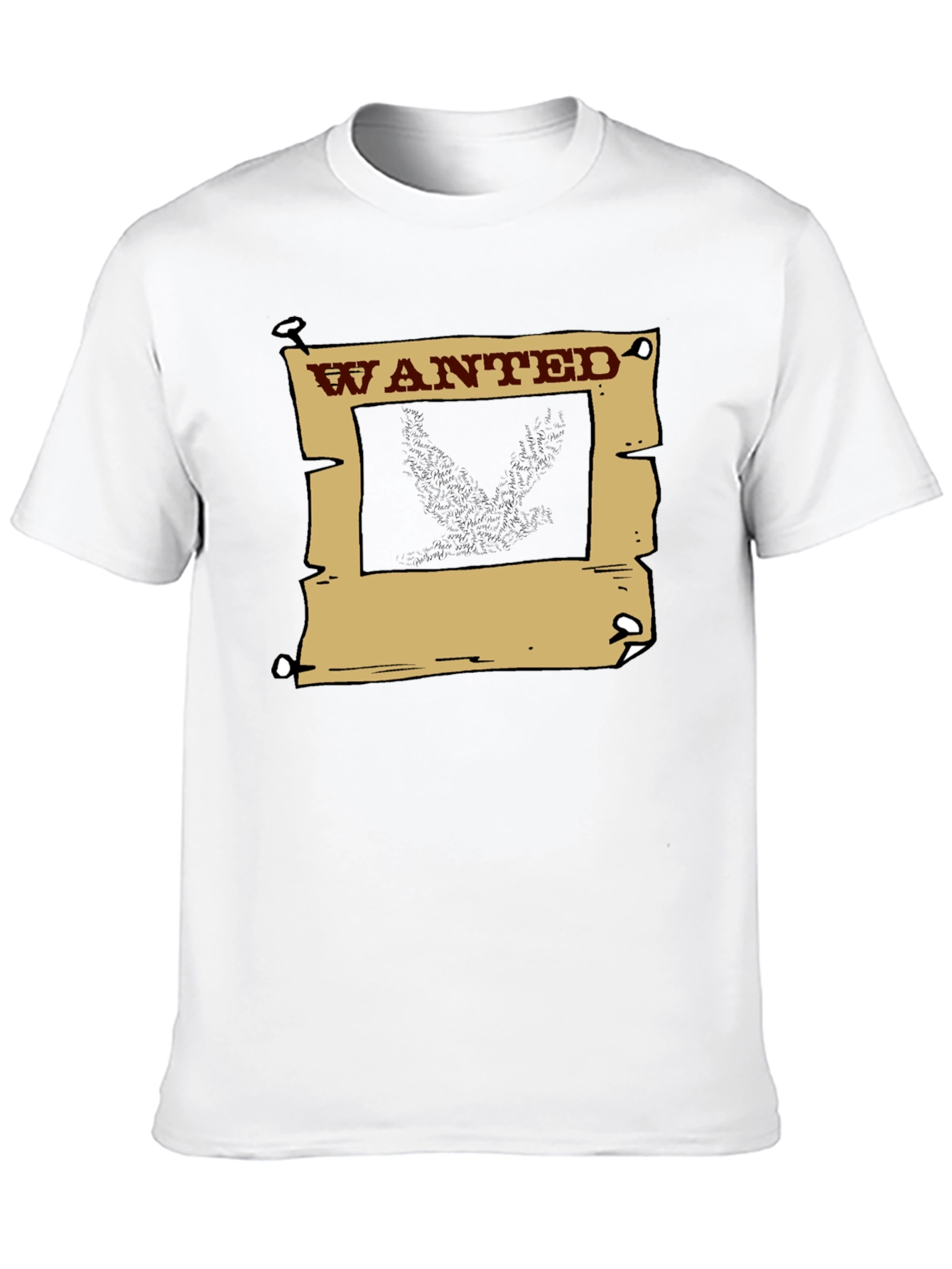 Wanted Poster Graphic T-Shirt - Western Style Tee