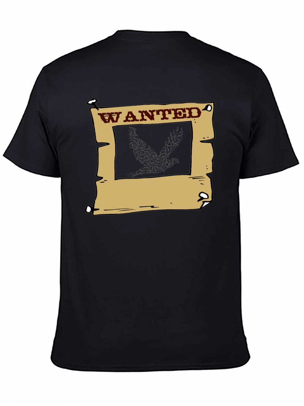 Wanted Poster Graphic T-Shirt - Western Style Tee