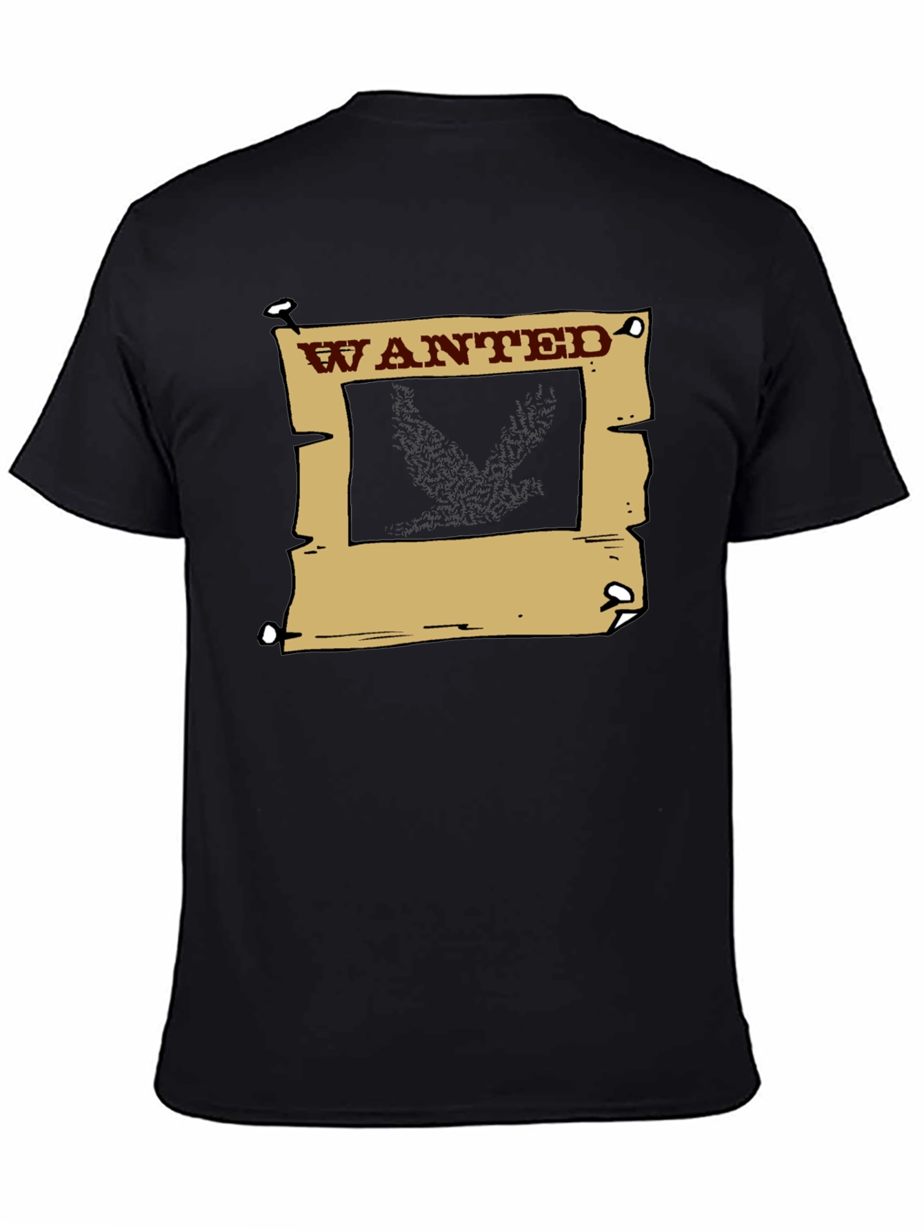 Wanted Poster Graphic T-Shirt - Western Style Tee