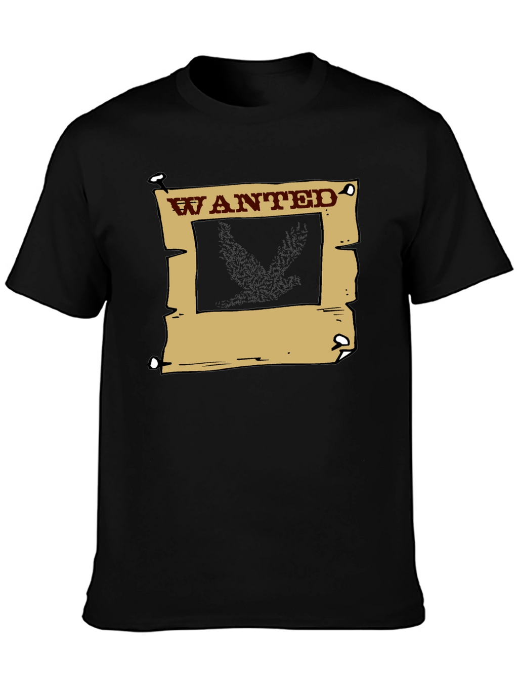 Wanted Poster Graphic T-Shirt - Western Style Tee