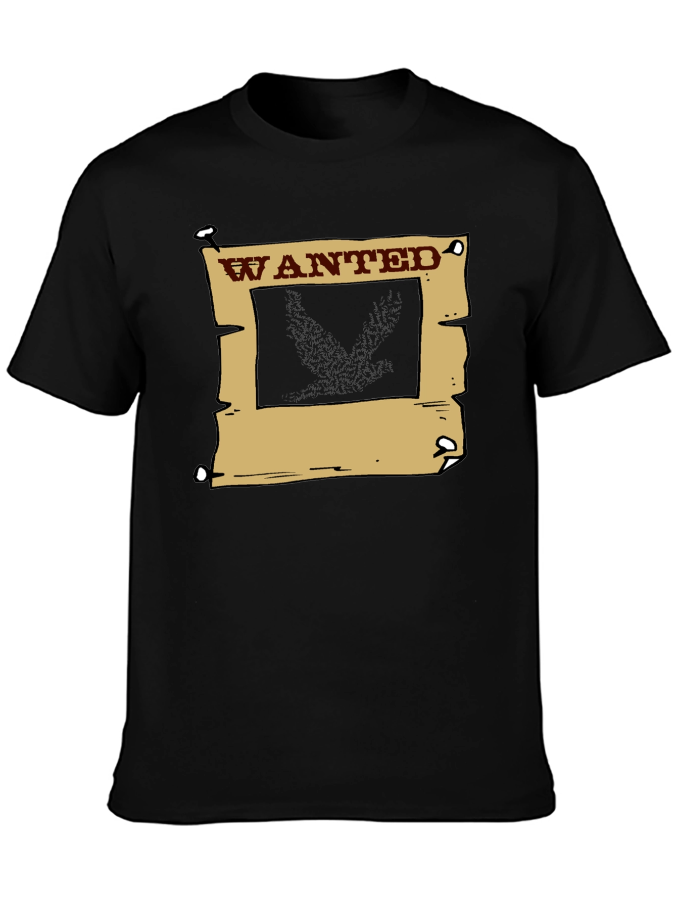 Wanted Poster Graphic T-Shirt - Western Style Tee