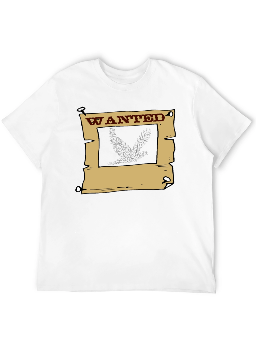 Wanted Poster Graphic T-Shirt - Western Style Tee