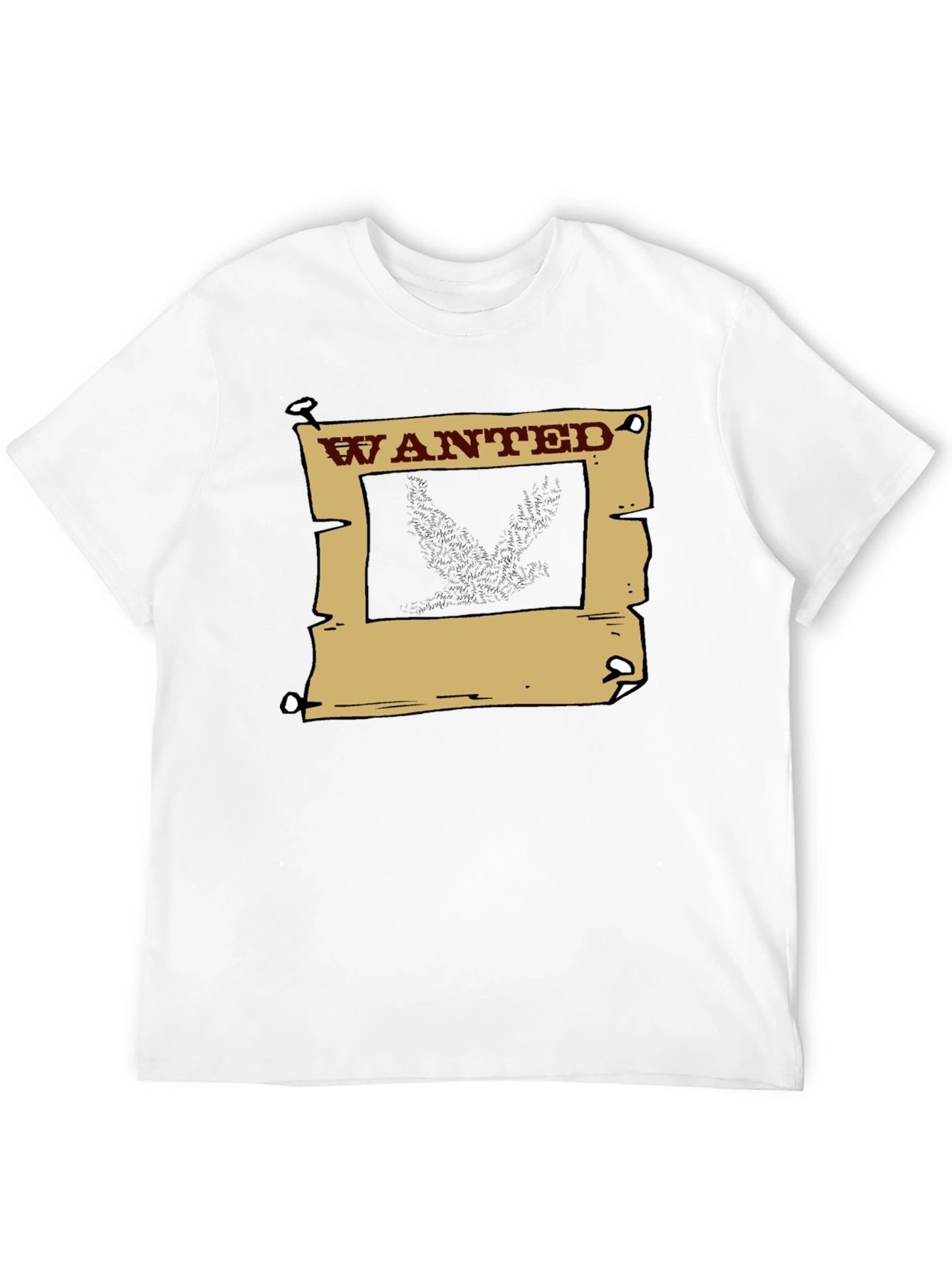 Wanted Poster Graphic T-Shirt - Western Style Tee
