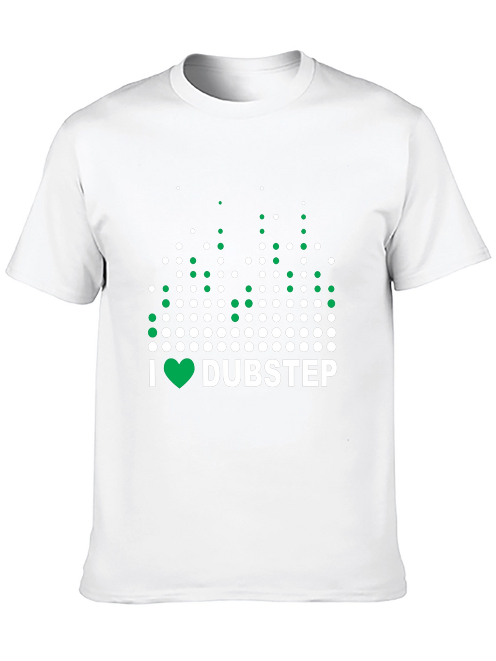 I Heart Dubstep Black Graphic T-Shirt