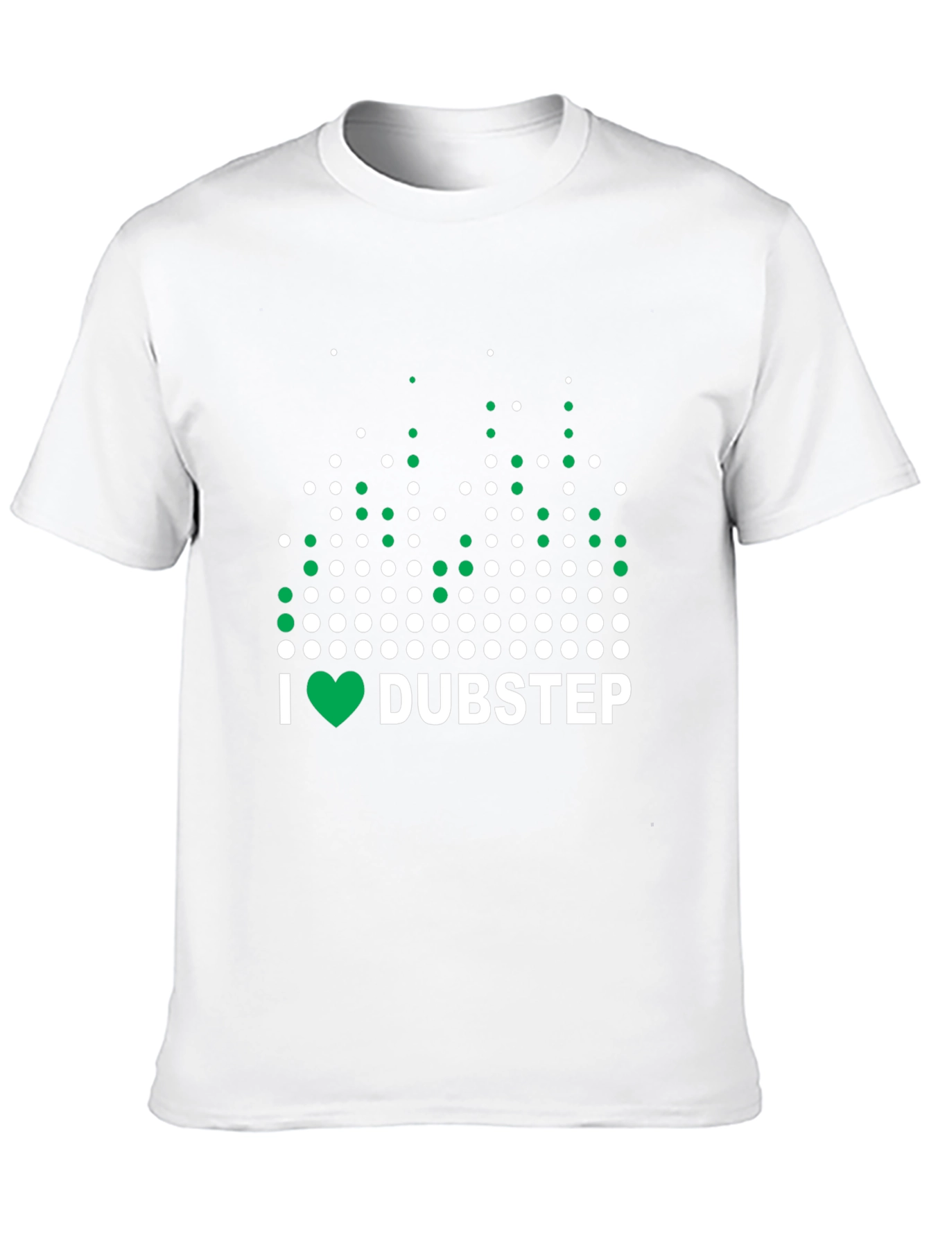 I Heart Dubstep Black Graphic T-Shirt