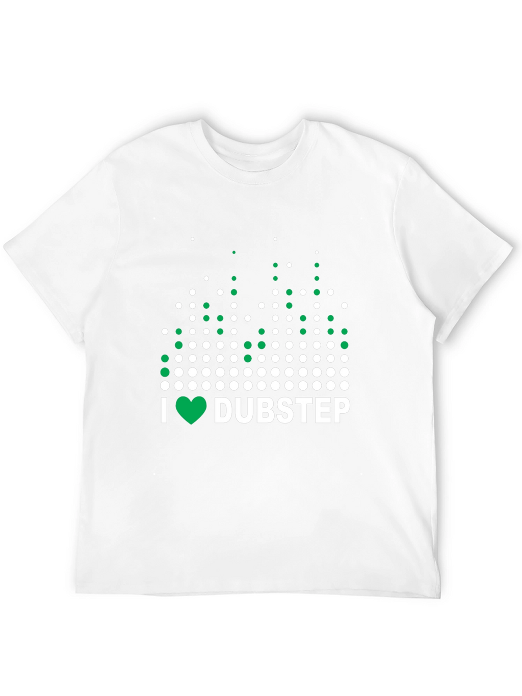 I Heart Dubstep Black Graphic T-Shirt