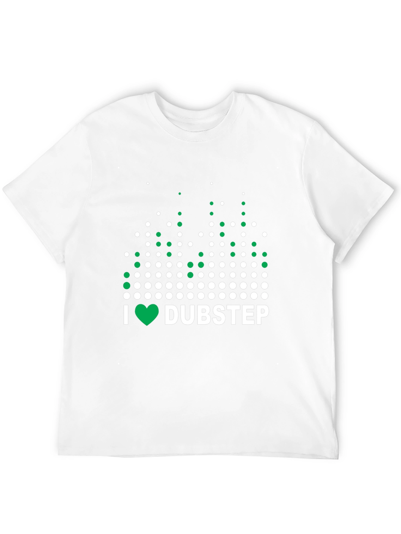 I Heart Dubstep Black Graphic T-Shirt