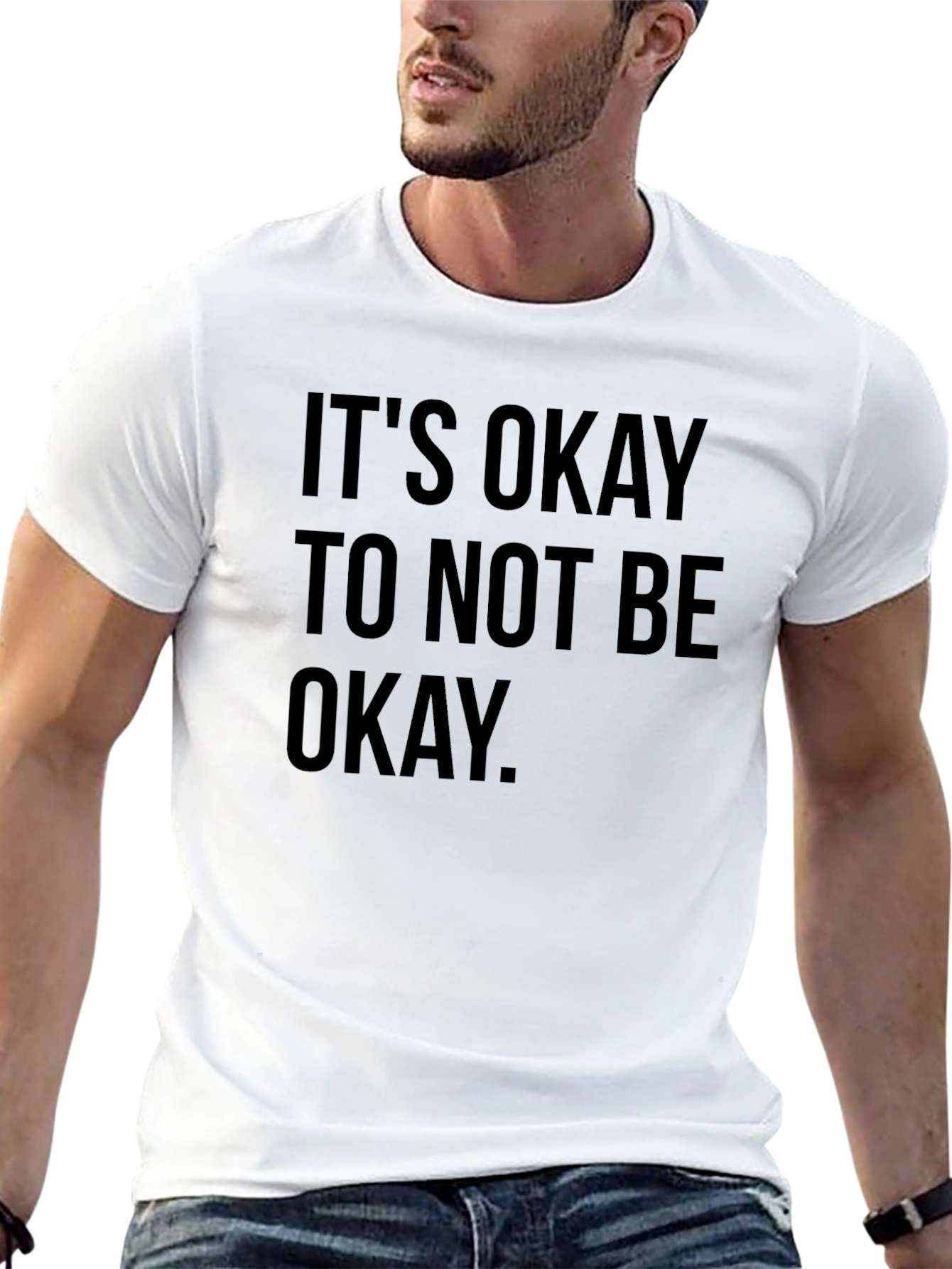 Its Okay To Not Be Okay T-Shirt - Black