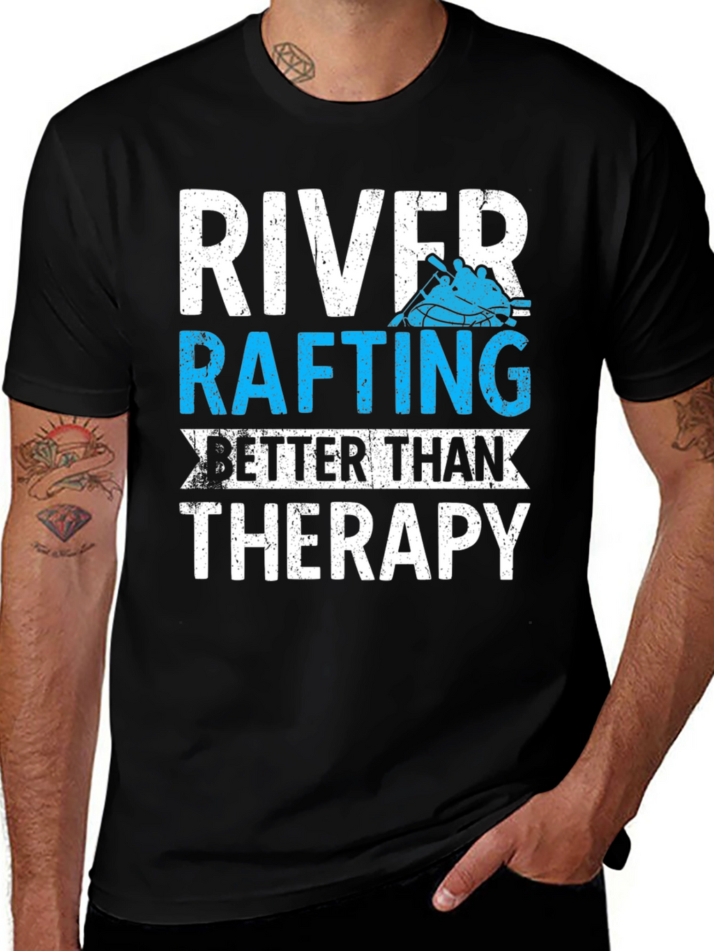 River Rafting Better Than Therapy T-Shirt
