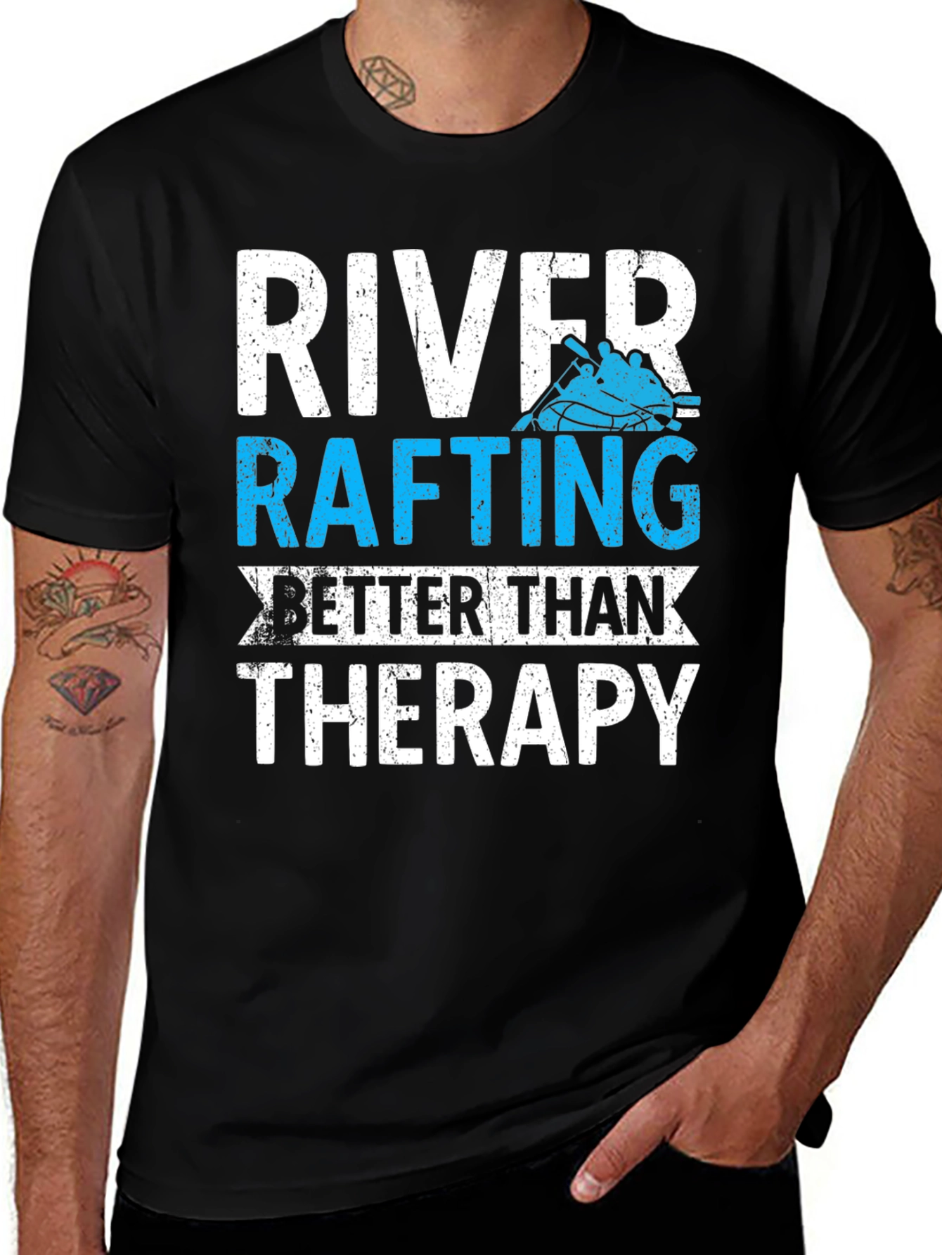 River Rafting Better Than Therapy T-Shirt