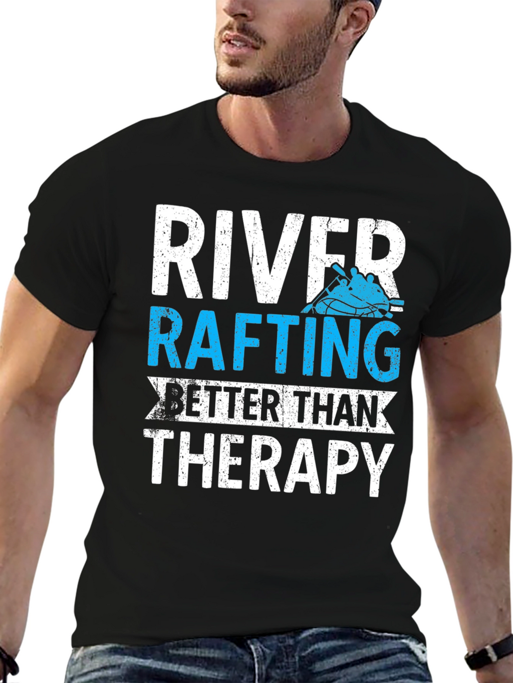 River Rafting Better Than Therapy T-Shirt