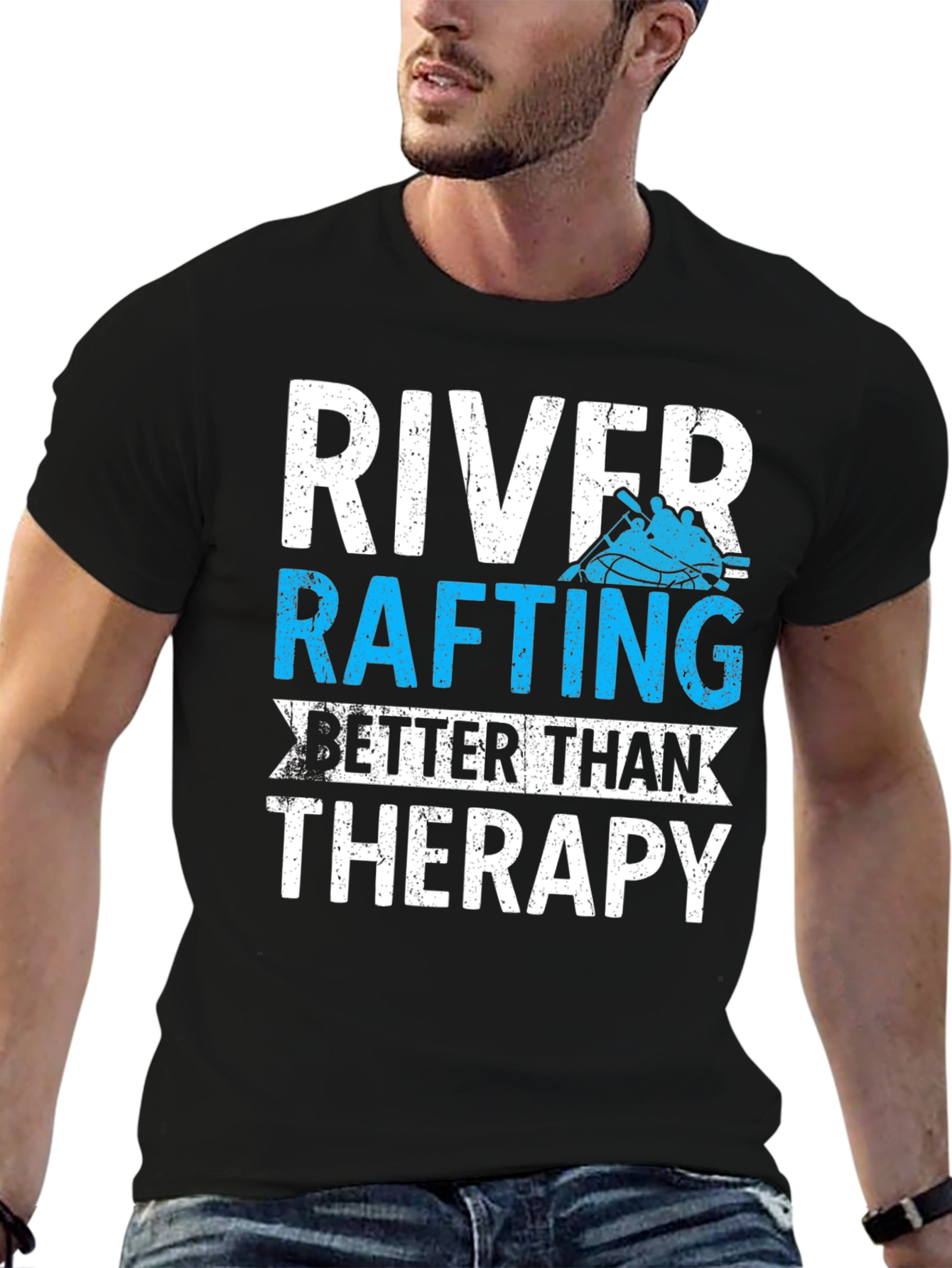 River Rafting Better Than Therapy T-Shirt