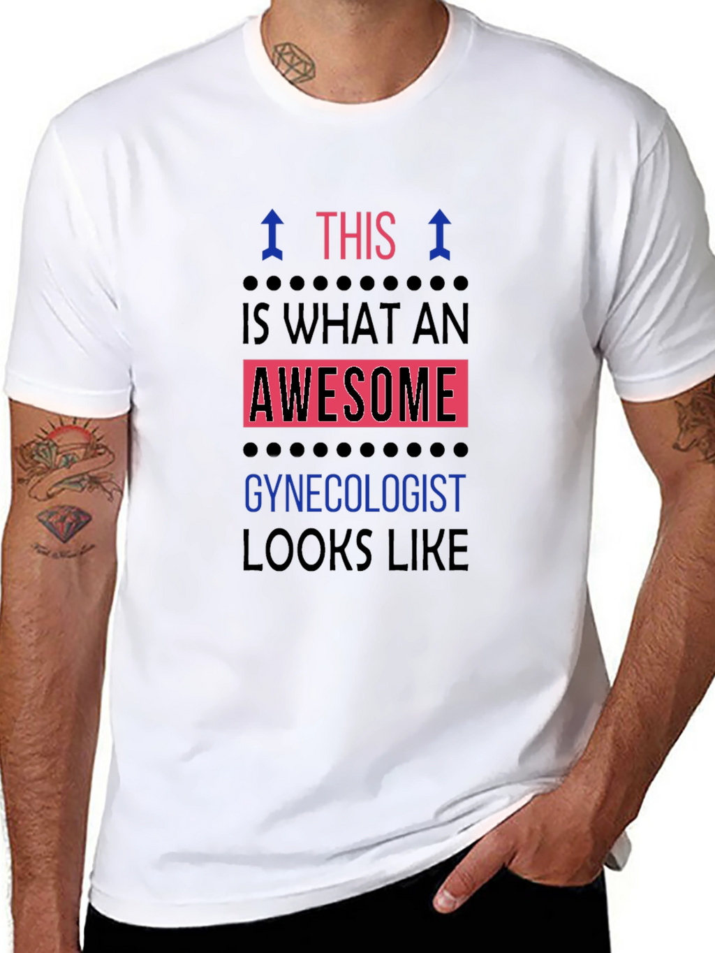Awesome Gynecologist T-Shirt - Black
