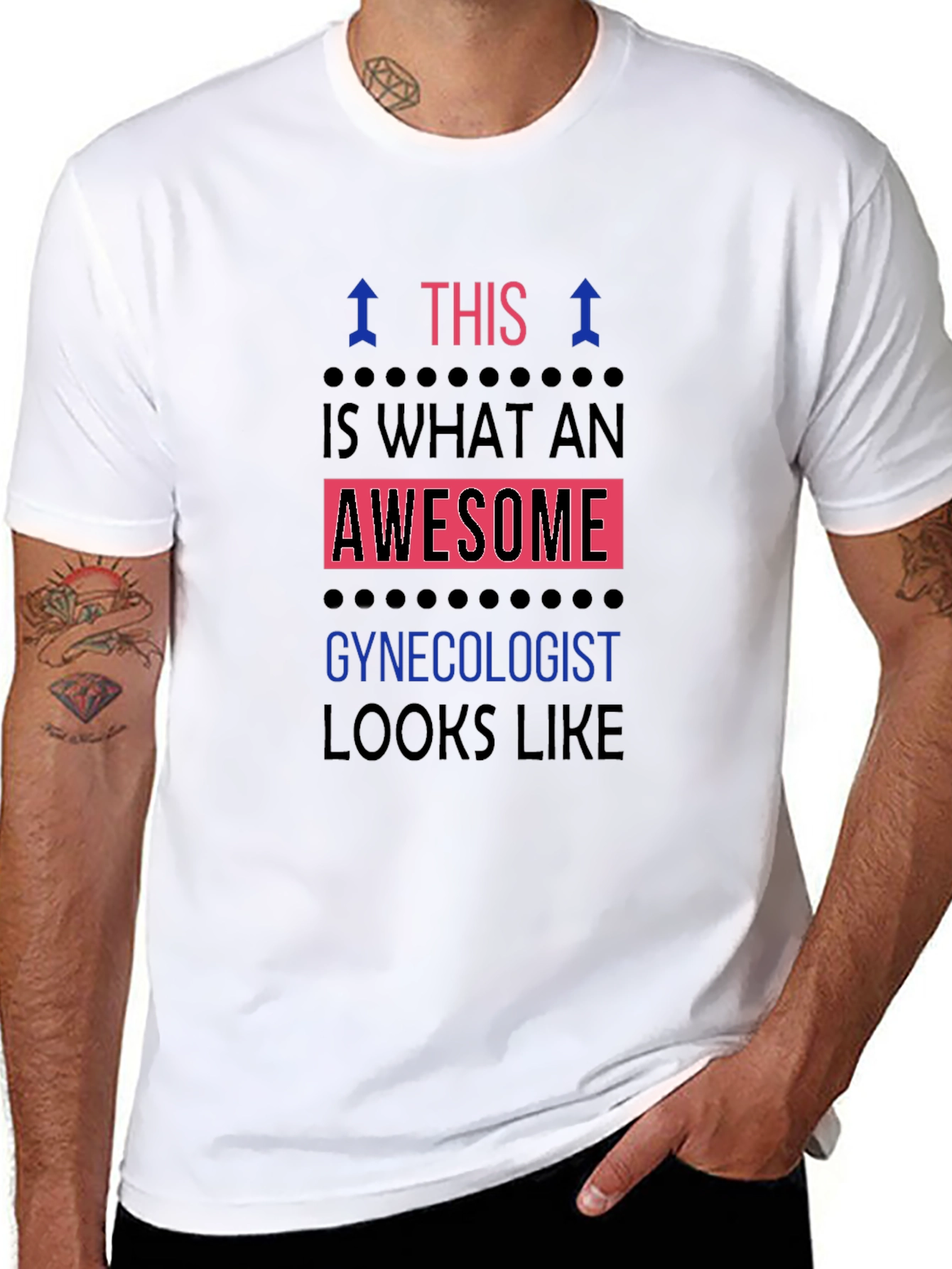 Awesome Gynecologist T-Shirt - Black