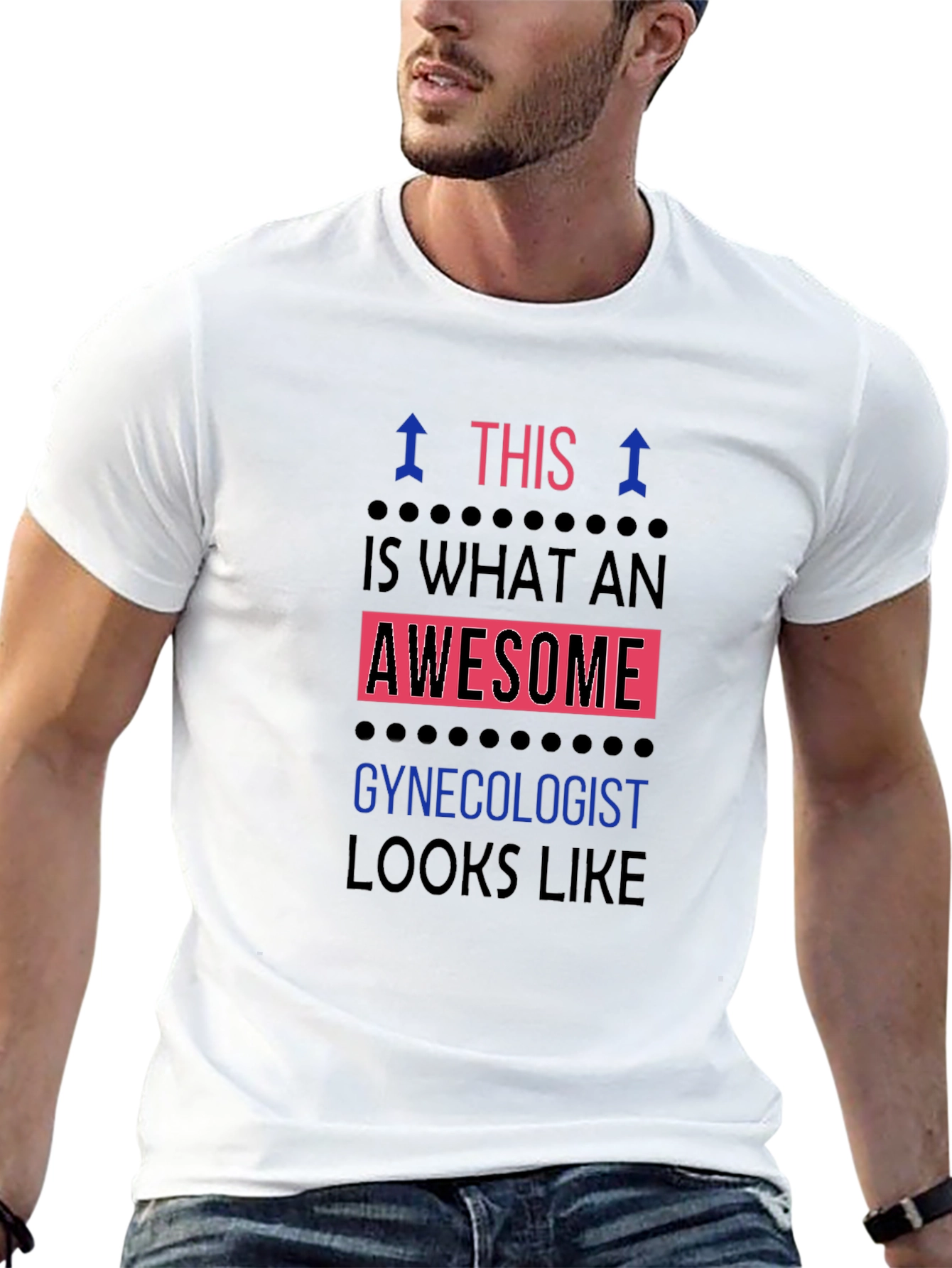Awesome Gynecologist T-Shirt - Black
