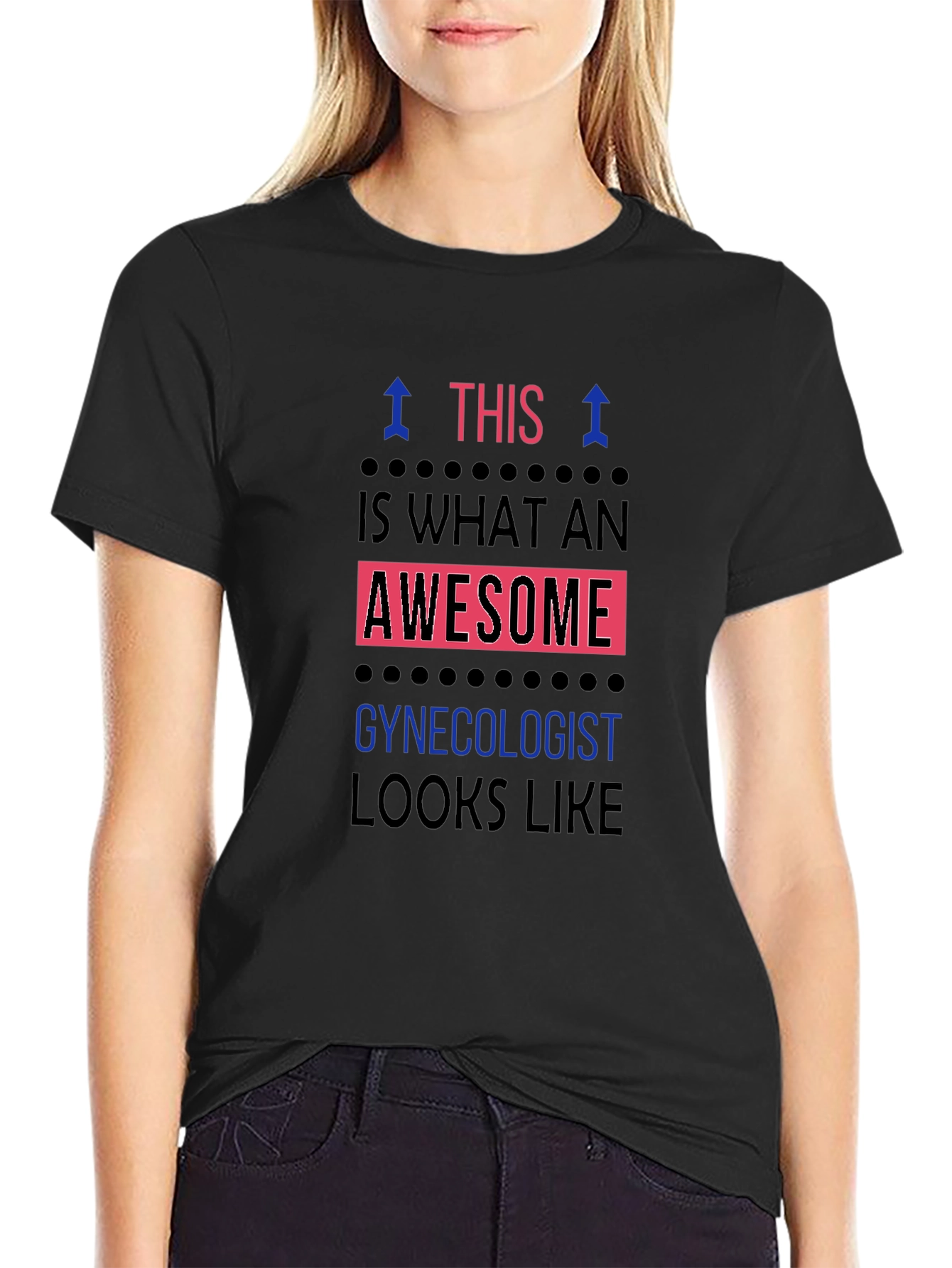 Awesome Gynecologist T-Shirt - Black