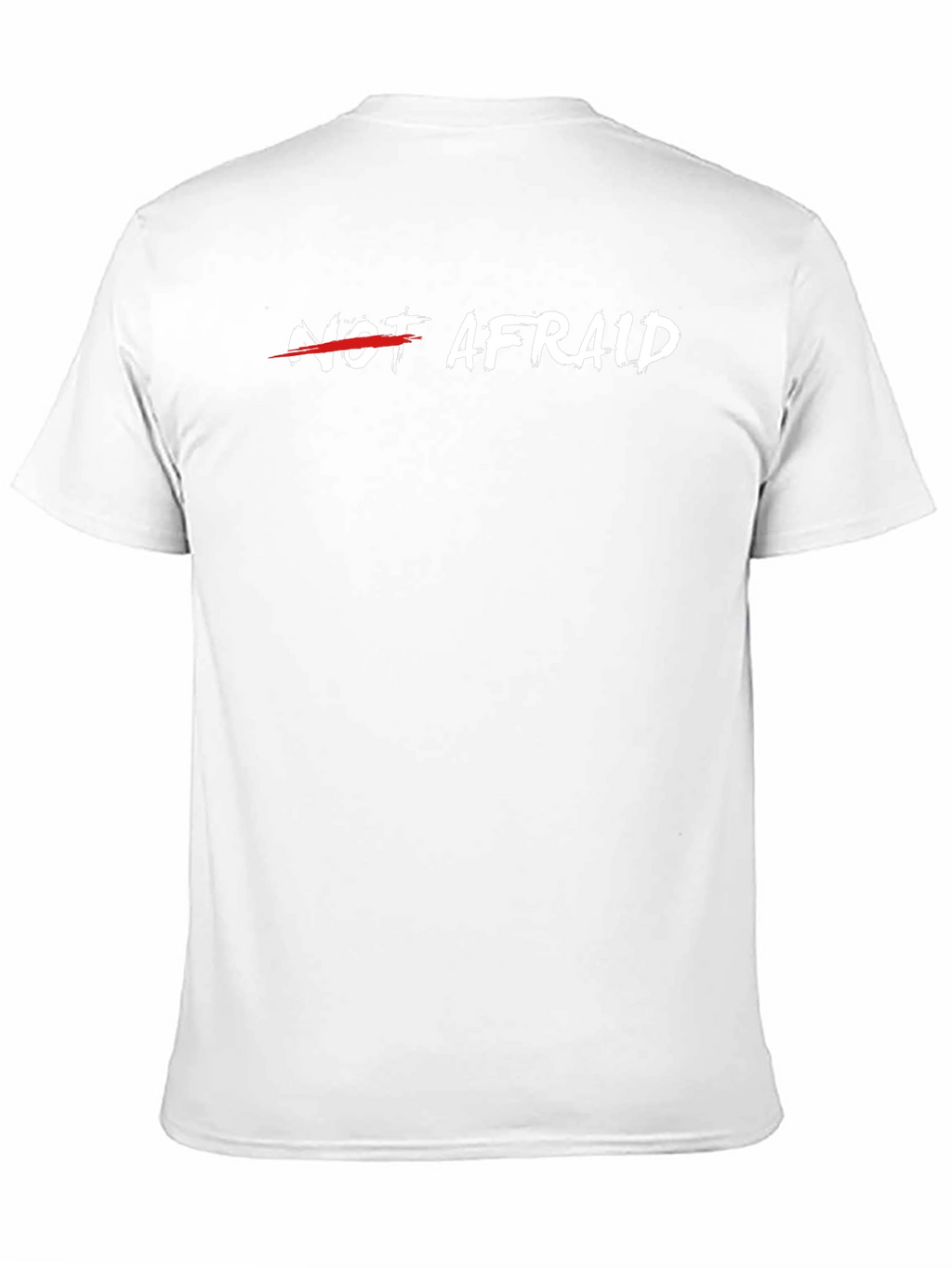 Not Afraid Graphic Tee - Black Cotton Comfort