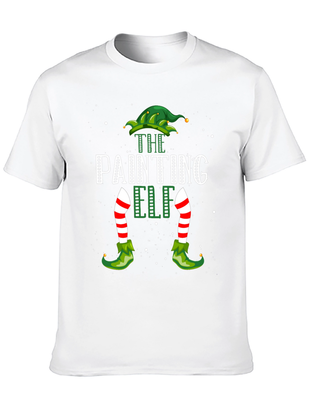 The Painting Elf T-Shirt - Christmas Festive Tee