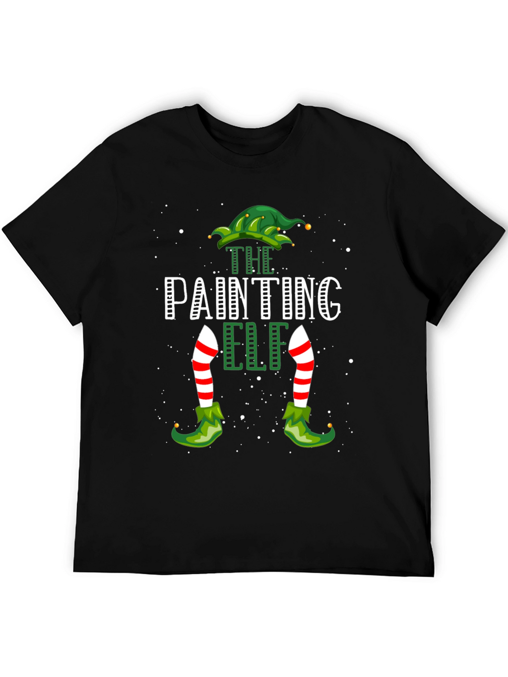 The Painting Elf T-Shirt - Christmas Festive Tee